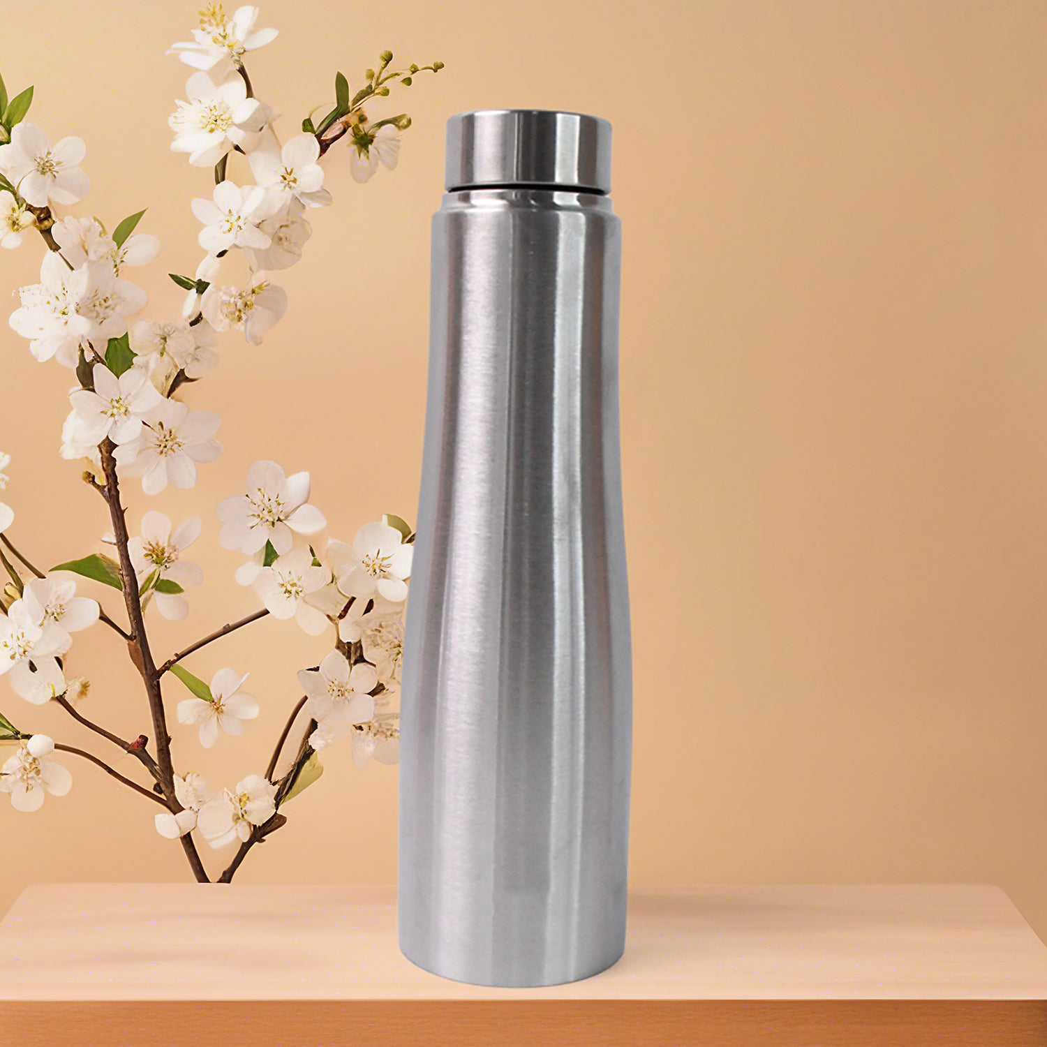Stainless Steel Double Wall Vacuum-Insulated Drink Water Bottle (1000 ML) - Shivani Jaswal Stainless Steel Double Wall Vacuum-Insulated Drink Water Bottle (1000 ML)