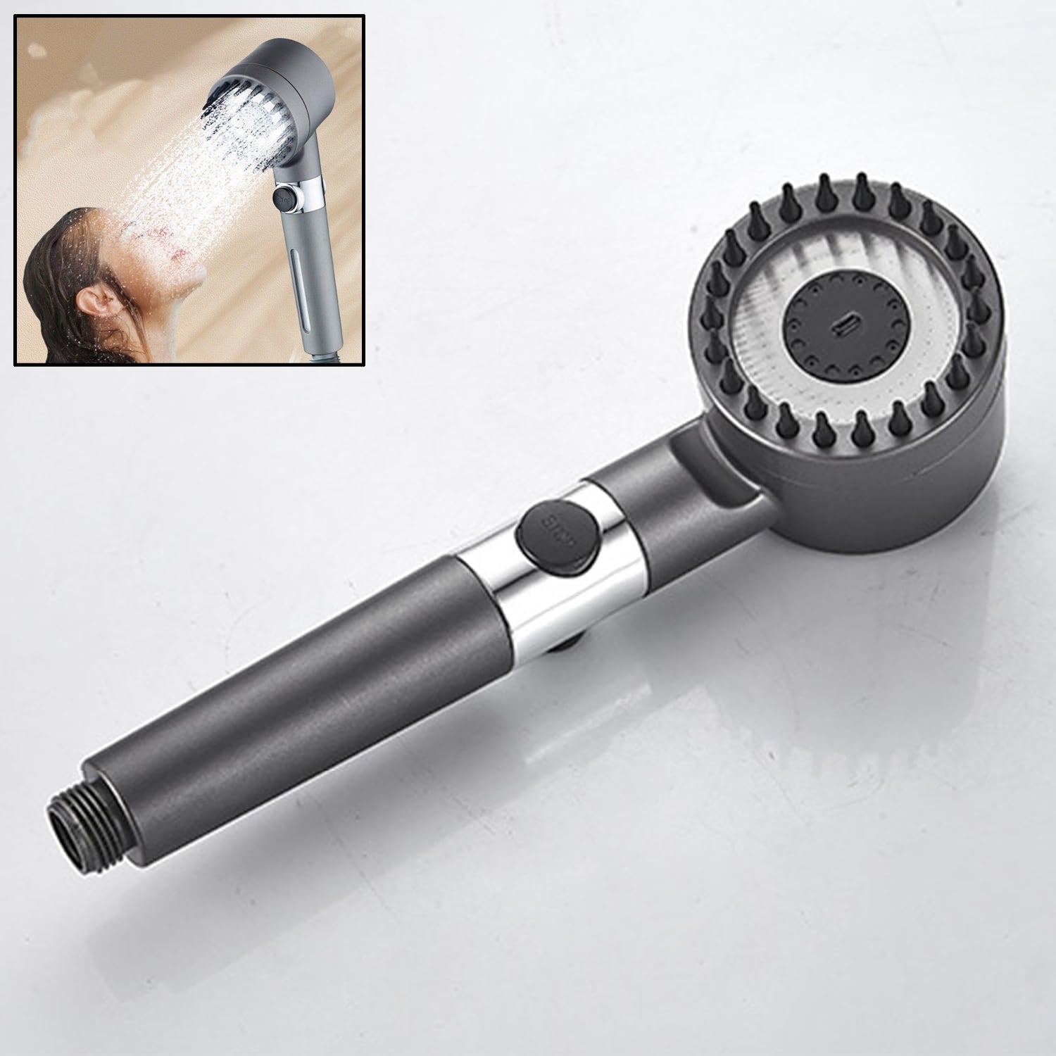 Shower Filter Shower Head, Adjustment Shower Head (3 Modes / 1 Pc) - Shivani Jaswal Shower Filter Shower Head, Adjustment Shower Head (3 Modes / 1 Pc)
