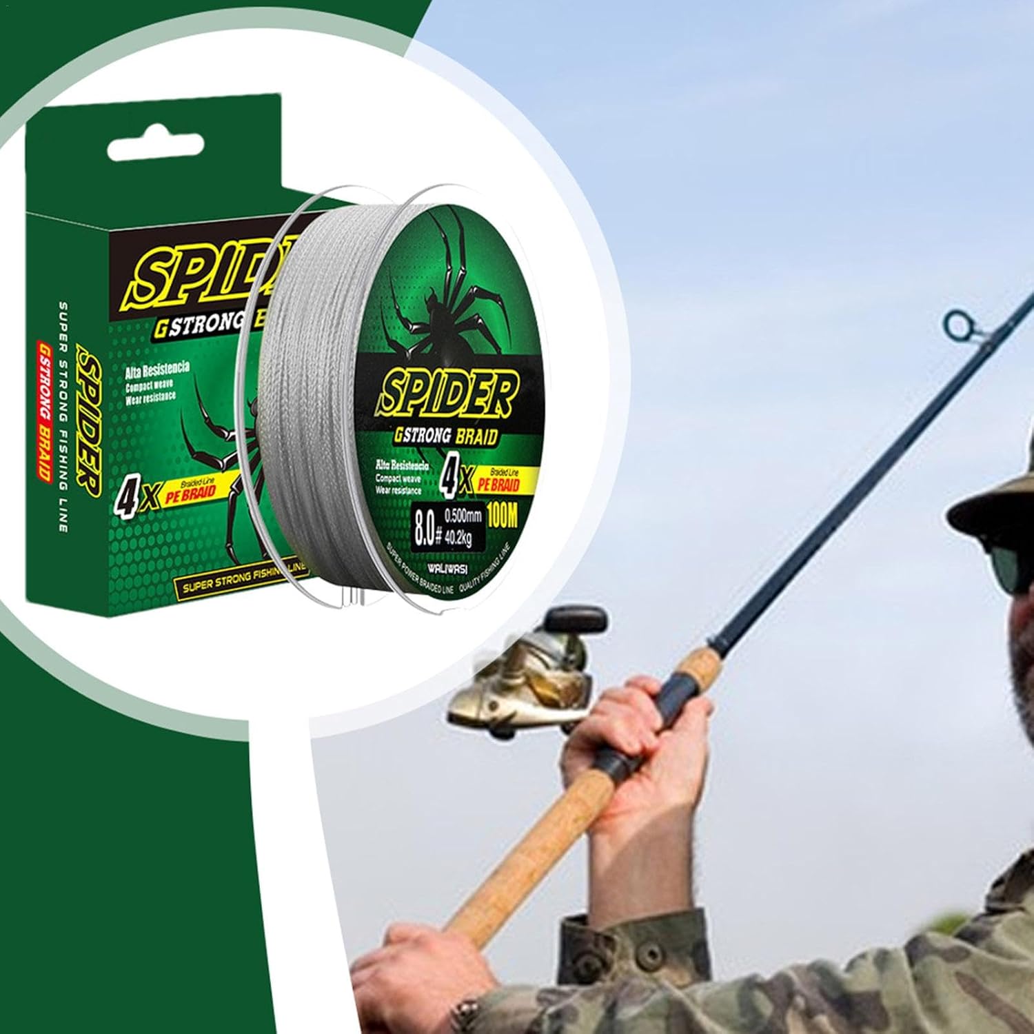 Braided Fishing Line, Abrasion Resistant Braided Wires, 100 Mtr Braided Wire - Shivani Jaswal Braided Fishing Line, Abrasion Resistant Braided Wires, 100 Mtr Braided Wire