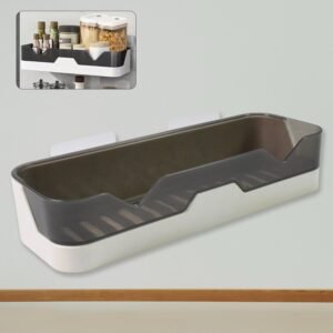 Wall Mounted Adhesive Bathroom Shower Caddy / Shelf / Plastic (1 Pc)