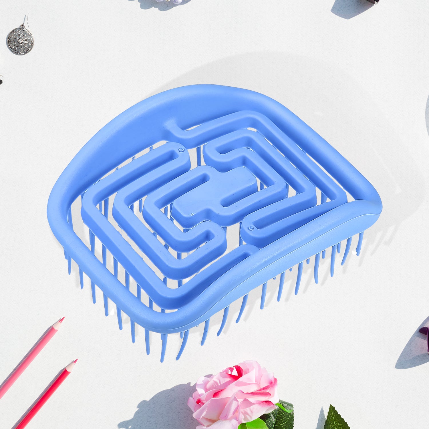 Shampoo Brush, Manual Scalp Massager Skeleton Combs (1 Pc) - Shivani Jaswal Shampoo Brush, Manual Scalp Massager Skeleton Combs (1 Pc)