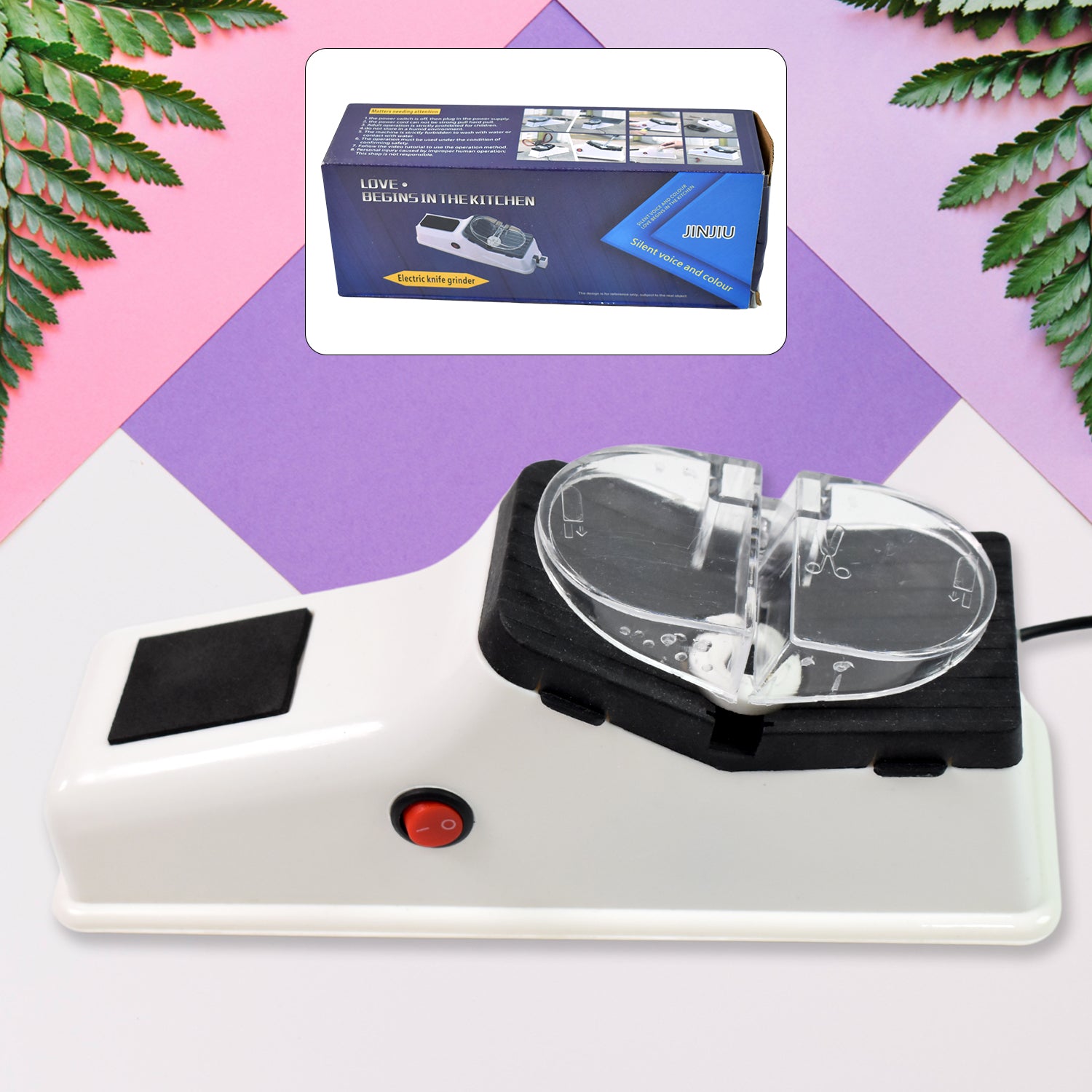 Electric Knives Sharpener USB Powered Multi-Function (1 Pc) - Shivani Jaswal Electric Knives Sharpener USB Powered Multi-Function (1 Pc)