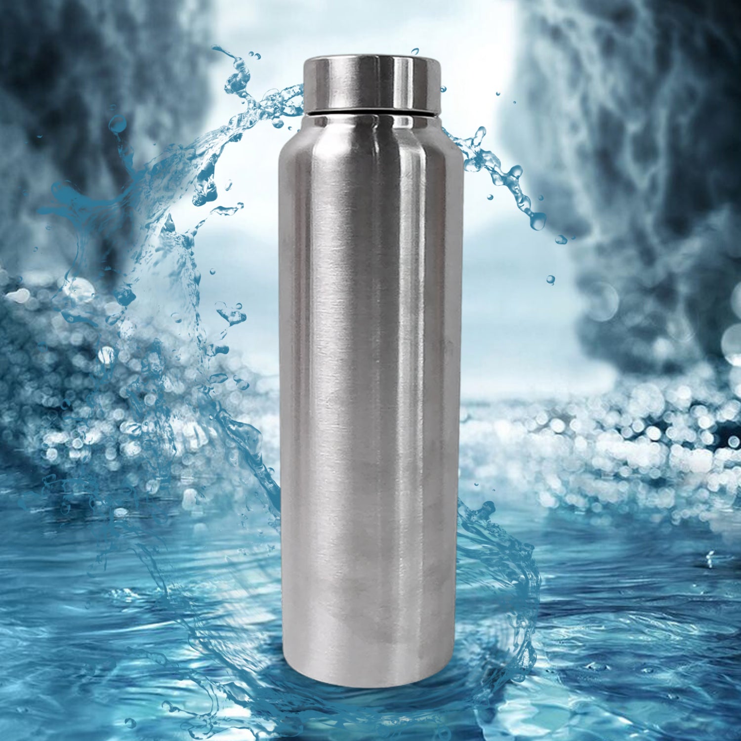 Stainless Steel Vacuum-Insulated Drink Water Bottle (1000 ML) - Shivani Jaswal Stainless Steel Vacuum-Insulated Drink Water Bottle (1000 ML)