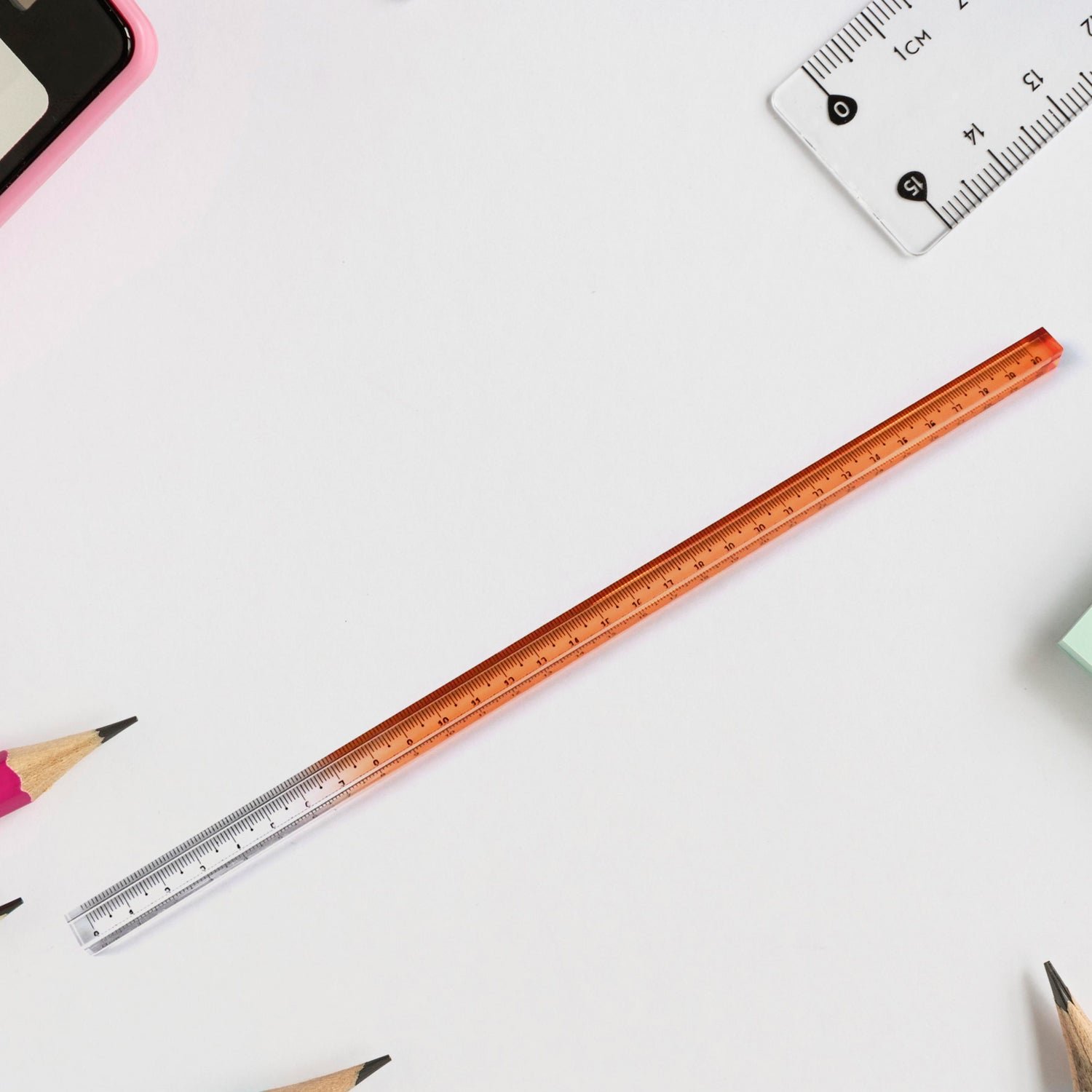 Acrylic Rulers, 30 cm Lengths, Set of Colourful Rulers Set (1 Pc) - Shivani Jaswal Acrylic Rulers, 30 cm Lengths, Set of Colourful Rulers Set (1 Pc)