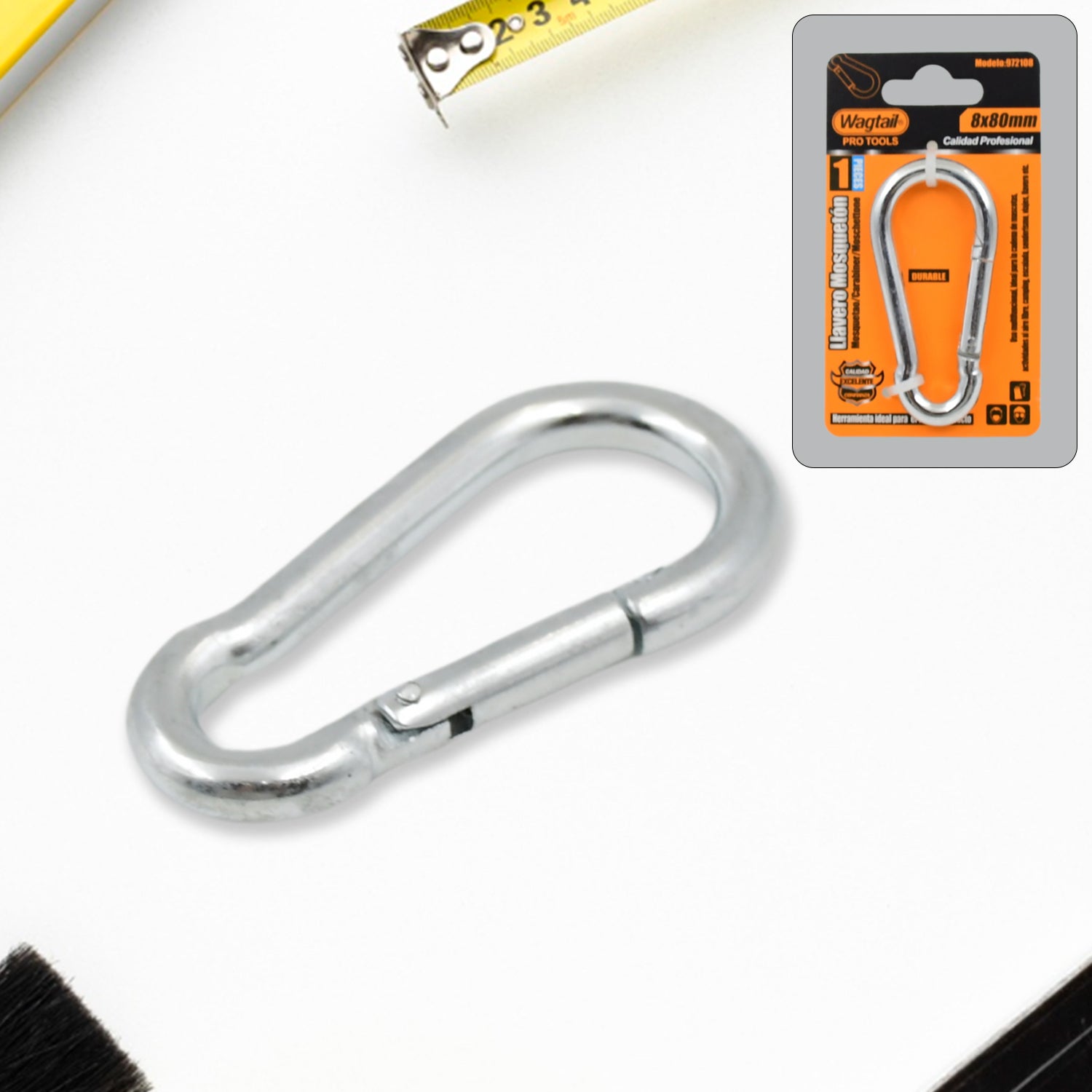 Stainless Steel Snap Hook (8×80 MM / 1 Pc) - Shivani Jaswal Stainless Steel Snap Hook (8×80 MM / 1 Pc)