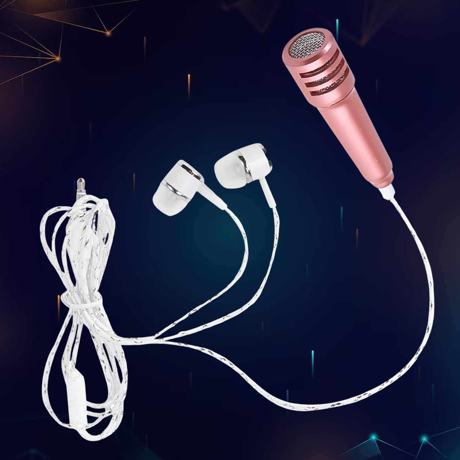 Mini Microphone Mic with Earphone for Voice Recording, Mike Mic Microphone with Handsfree for Mobile Computer, Headphone Handfree Earphone Usb Microphone Vocal Gift Miniature Children (1 Pc) - Shivani Jaswal Mini Microphone Mic with Earphone for Voice Recording, Mike Mic Microphone with Handsfree for Mobile Computer, Headphone Handfree Earphone Usb Microphone Vocal Gift Miniature Children (1 Pc)