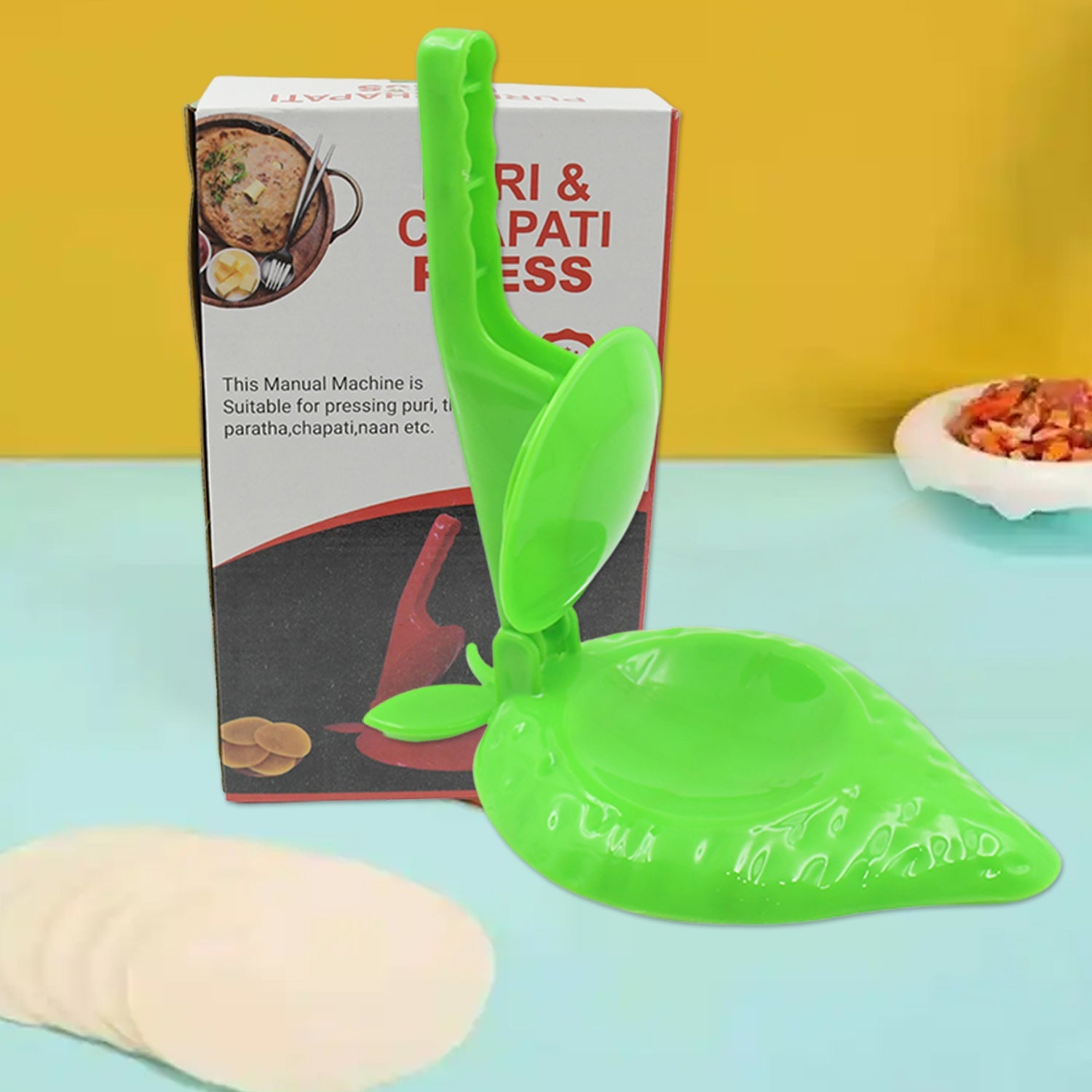 Plastic Kitchen Press: Strawberry Design, Manual, Easy to Use (1 Pc) - Shivani Jaswal Plastic Kitchen Press: Strawberry Design, Manual, Easy to Use (1 Pc)
