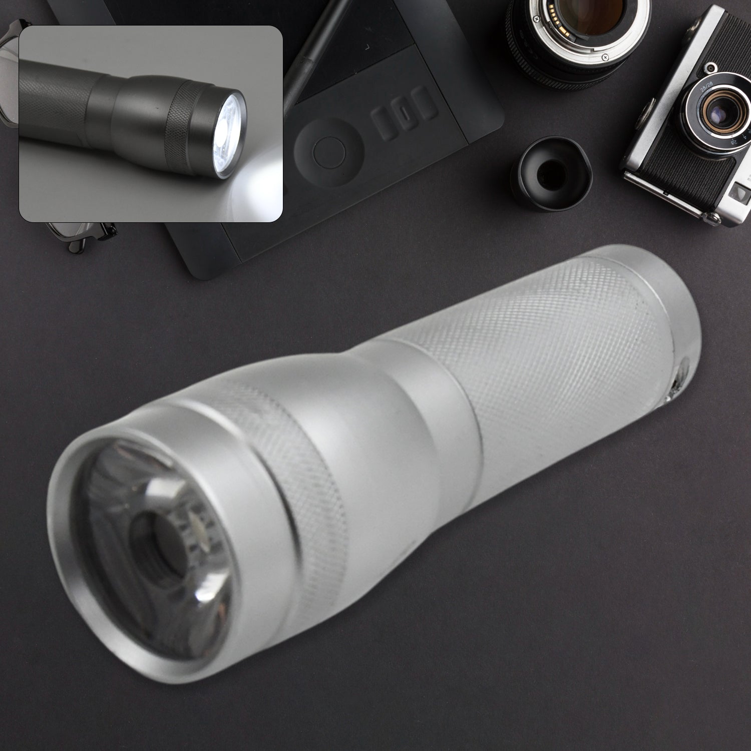 Portable Mini Torch / Flashlight LED Powerful High Lumens Pen Light Easy To Carry, Portable Pocket Compact Torch for Emergency 3 Battery operated (Battery not included / 1 pc) - Shivani Jaswal Portable Mini Torch / Flashlight LED Powerful High Lumens Pen Light Easy To Carry, Portable Pocket Compact Torch for Emergency 3 Battery operated (Battery not included / 1 pc)