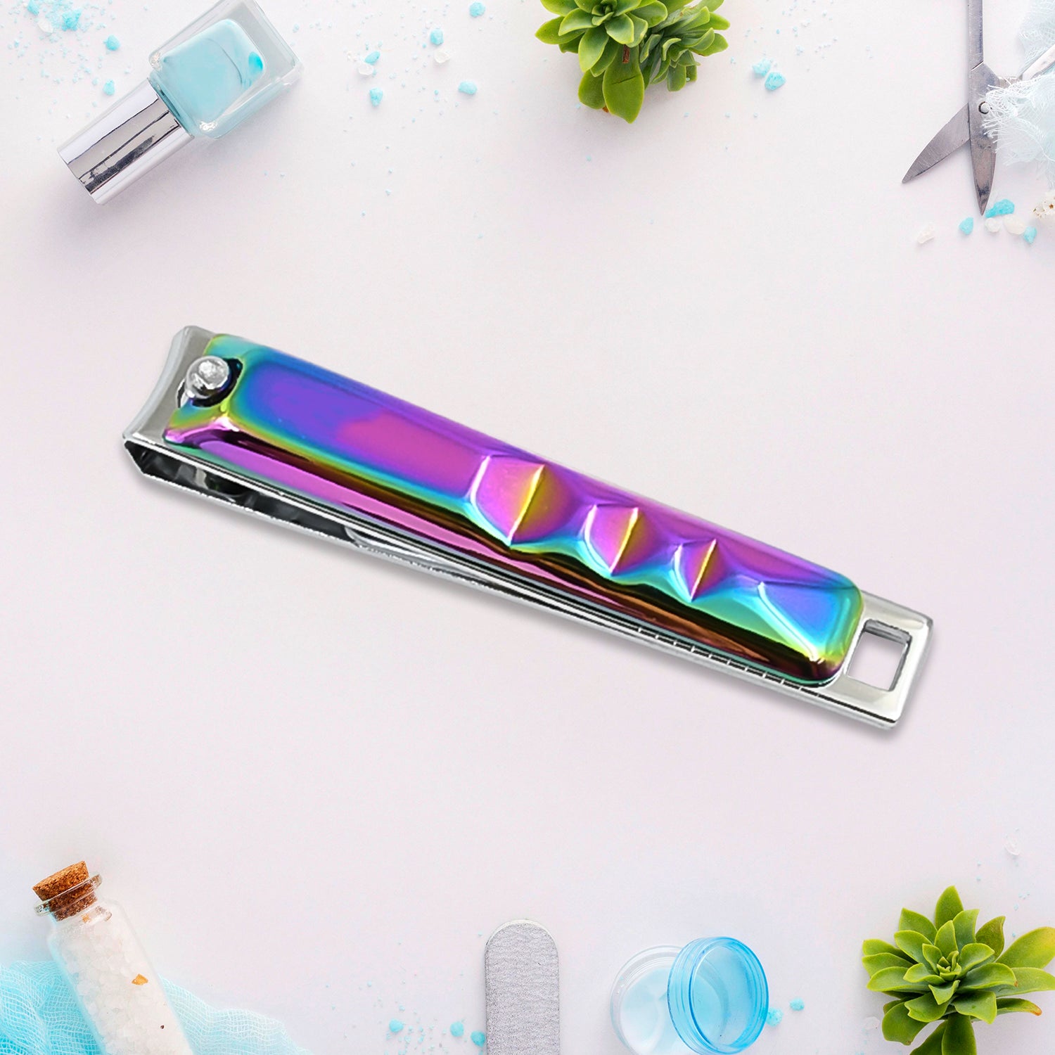 Stainless Steel Folding Portable Large Nail Clippers with Nail File (1 Pc) - Shivani Jaswal Stainless Steel Folding Portable Large Nail Clippers with Nail File (1 Pc)