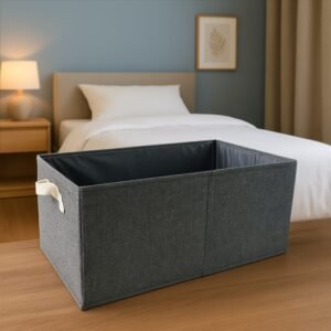 FOLDABLE CLOTH STORAGE BOX WITH HANDLES (47Ã—28 CM)