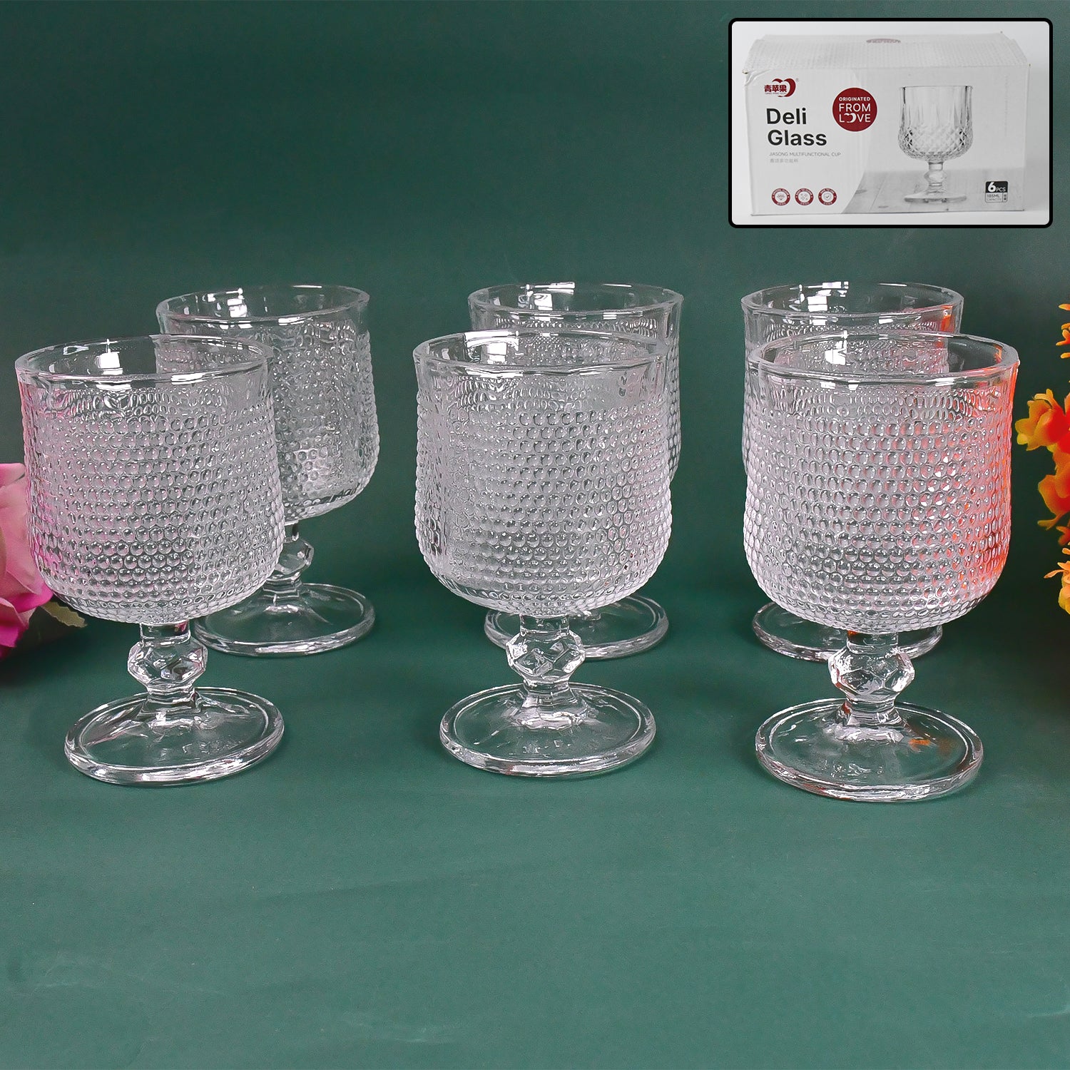 Juice water Glass Tumbler, Water glass (Set of 6 pcs / 185 ML) - Shivani Jaswal Juice water Glass Tumbler, Water glass (Set of 6 pcs / 185 ML)