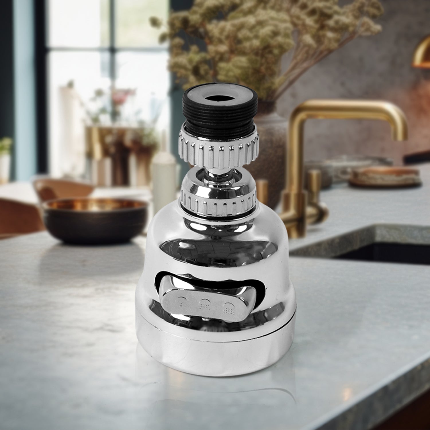 Plastic 360 Degree Rotating Water-Saving Faucet Sprayer Head (3.5 Inch) - Shivani Jaswal Plastic 360 Degree Rotating Water-Saving Faucet Sprayer Head (3.5 Inch)