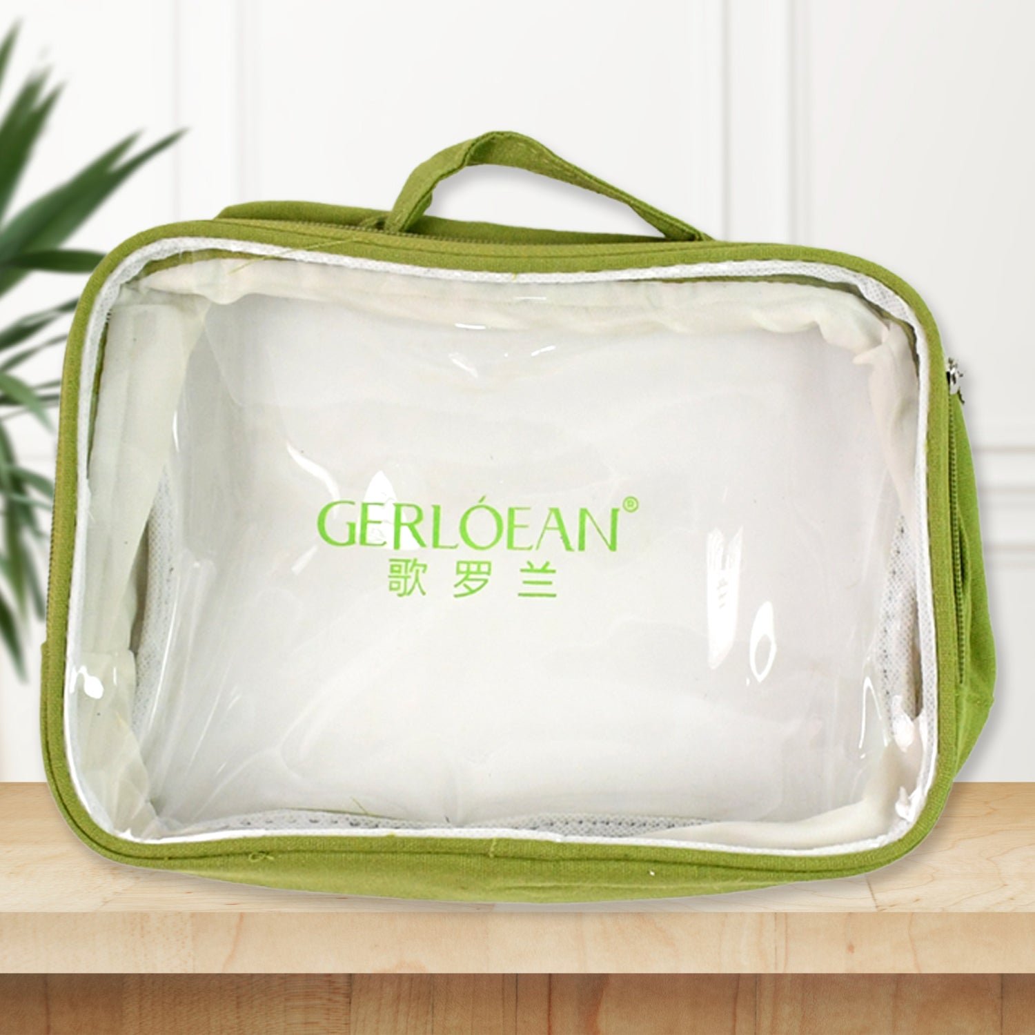 Transparent Zipper Closing Pouch (1 Pc / Big) - Shivani Jaswal Transparent Zipper Closing Pouch (1 Pc / Big)