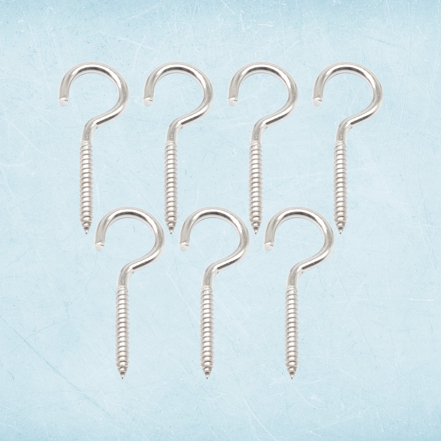 Eye Hooks Screw in Heavy Duty, Stainless Steel Eye Bolts Screw (7 Pc Set) - Shivani Jaswal Eye Hooks Screw in Heavy Duty, Stainless Steel Eye Bolts Screw (7 Pc Set)