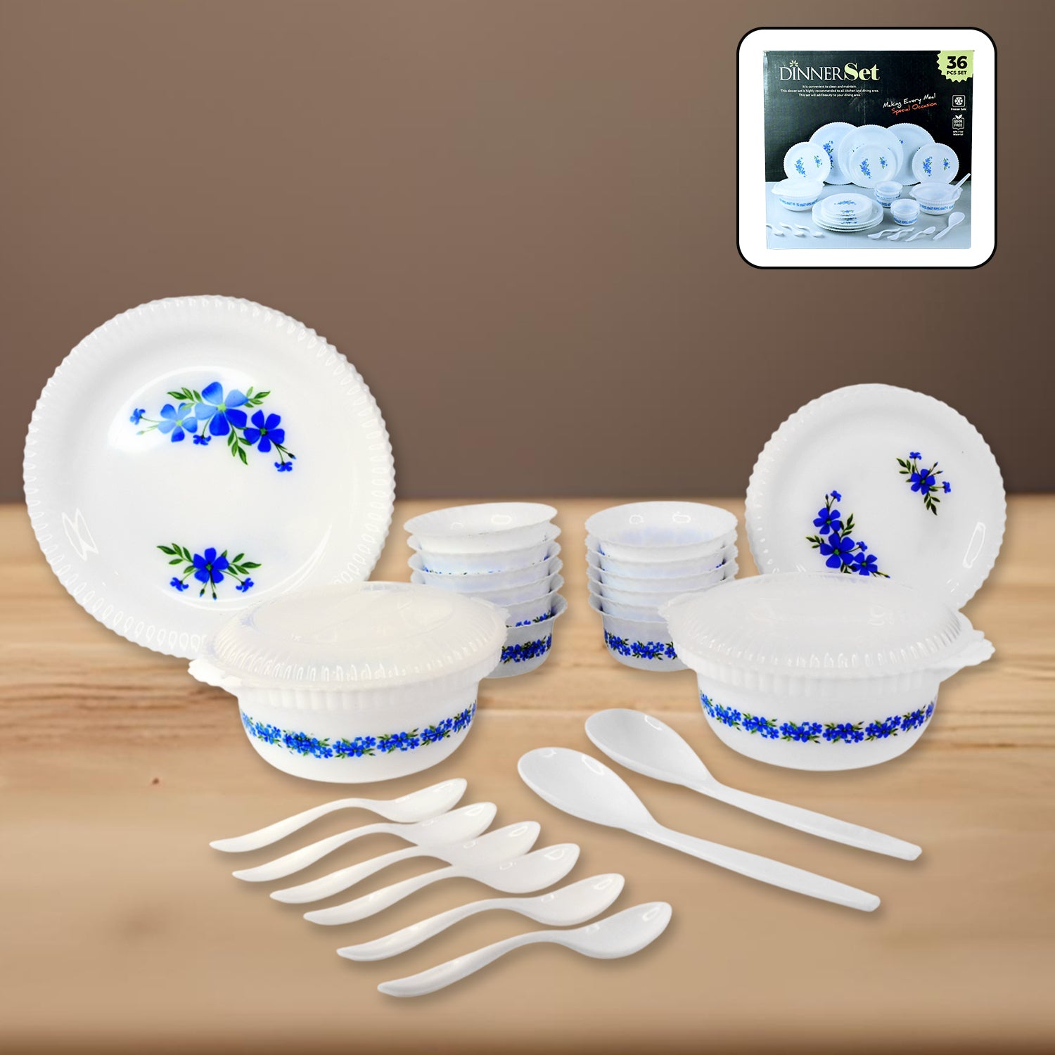 Premium Dinner Set (36 Pc) - Shivani Jaswal Premium Dinner Set (36 Pc)