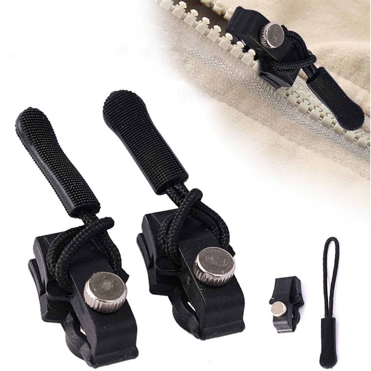 Portable Universal Detachable Zipper Slider (1 Pc / Big) - Shivani Jaswal Portable Universal Detachable Zipper Slider (1 Pc / Big)
