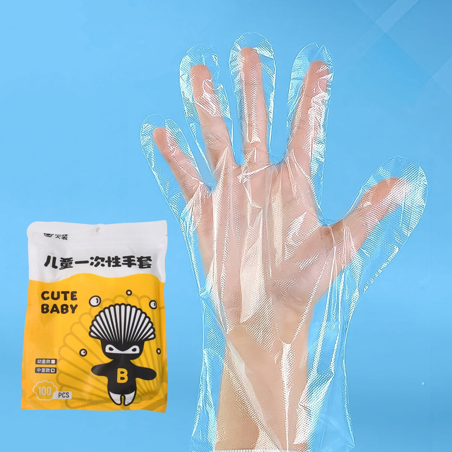 Eco-Friendly Kitchen Hand Gloves, Disposal hand gloves, Free size (100 Pc) - Shivani Jaswal Eco-Friendly Kitchen Hand Gloves, Disposal hand gloves, Free size (100 Pc)