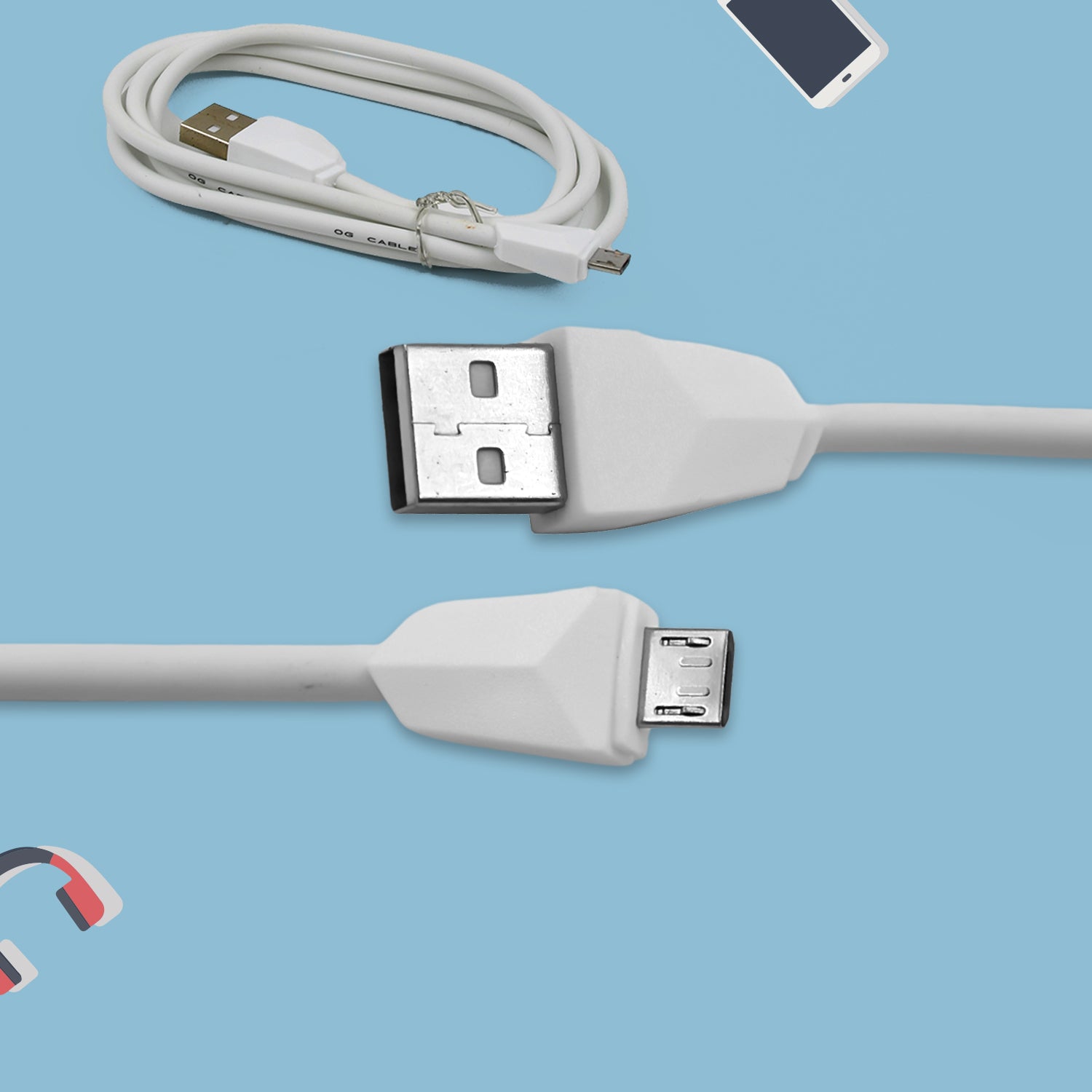 JK 2A Fast Charging for android, Micro Cable (1000 mm) - Shivani Jaswal JK 2A Fast Charging for android, Micro Cable (1000 mm)