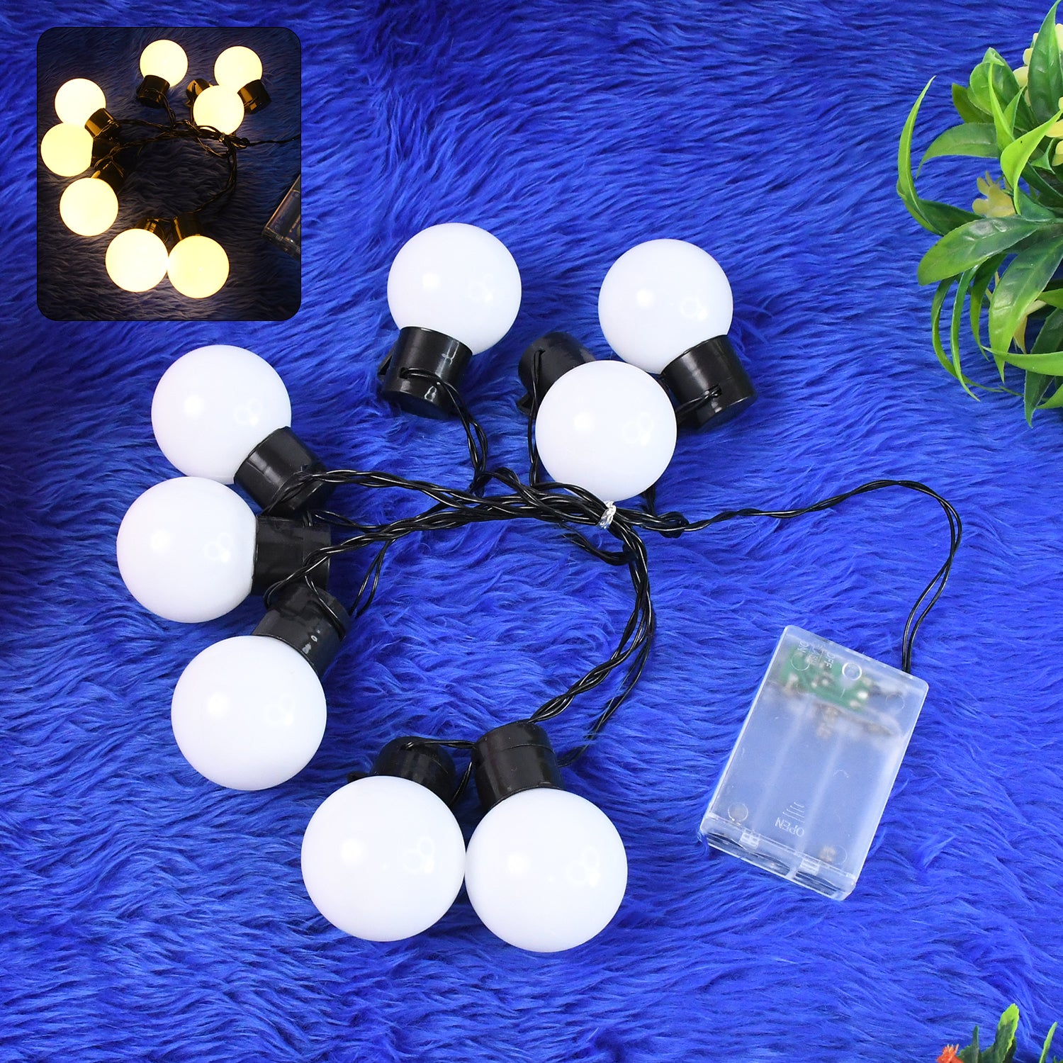 8 LED String Lights 3 Battery Operated (1 Pc / Battery Not Included) - Shivani Jaswal 8 LED String Lights 3 Battery Operated (1 Pc / Battery Not Included)