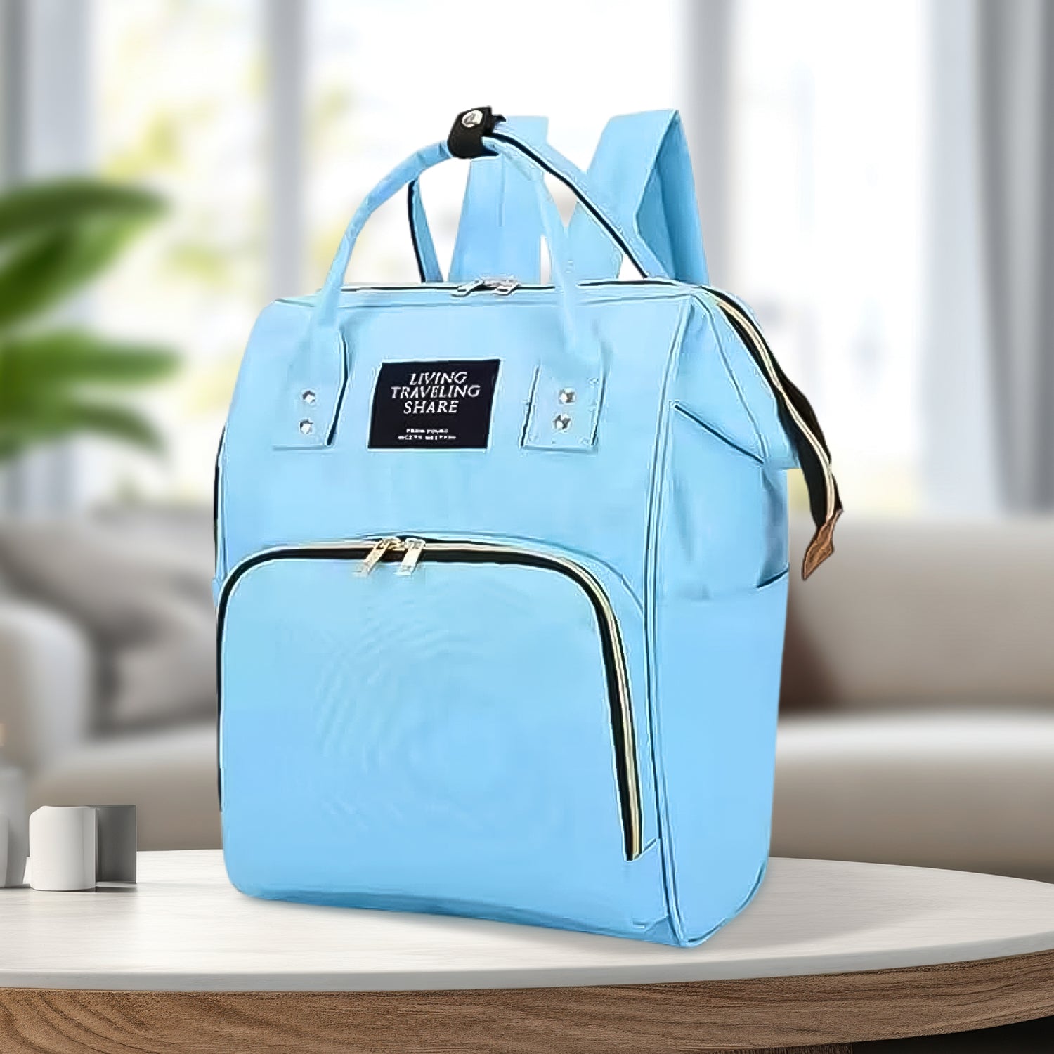 Multifunction Diaper Bag for Baby Care Travel Backpack Large Capacity (1 Pc) - Shivani Jaswal Multifunction Diaper Bag for Baby Care Travel Backpack Large Capacity (1 Pc)