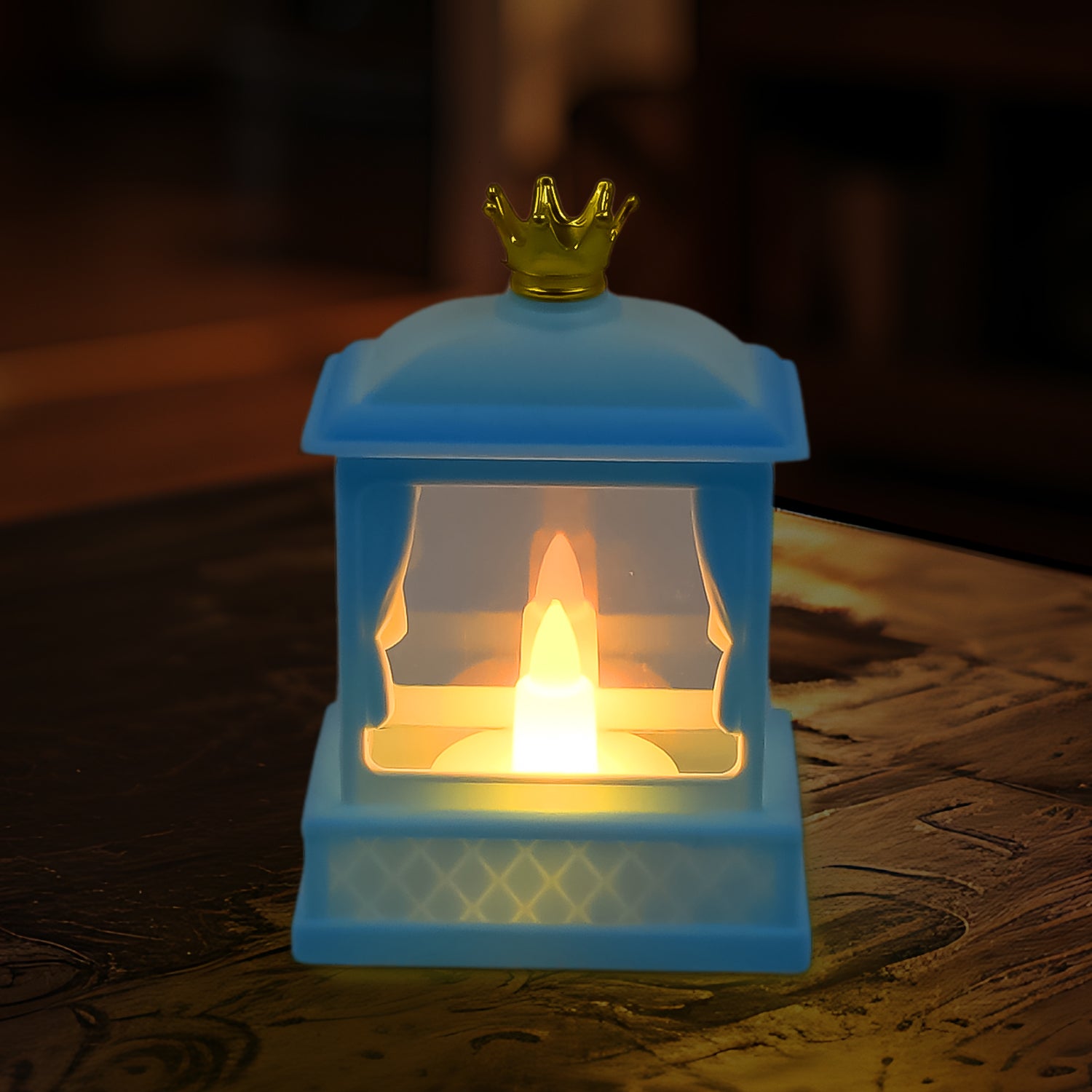 Acrylic Battery Operated Mini Square LED Lantern (1Pc) - Shivani Jaswal Acrylic Battery Operated Mini Square LED Lantern (1Pc)