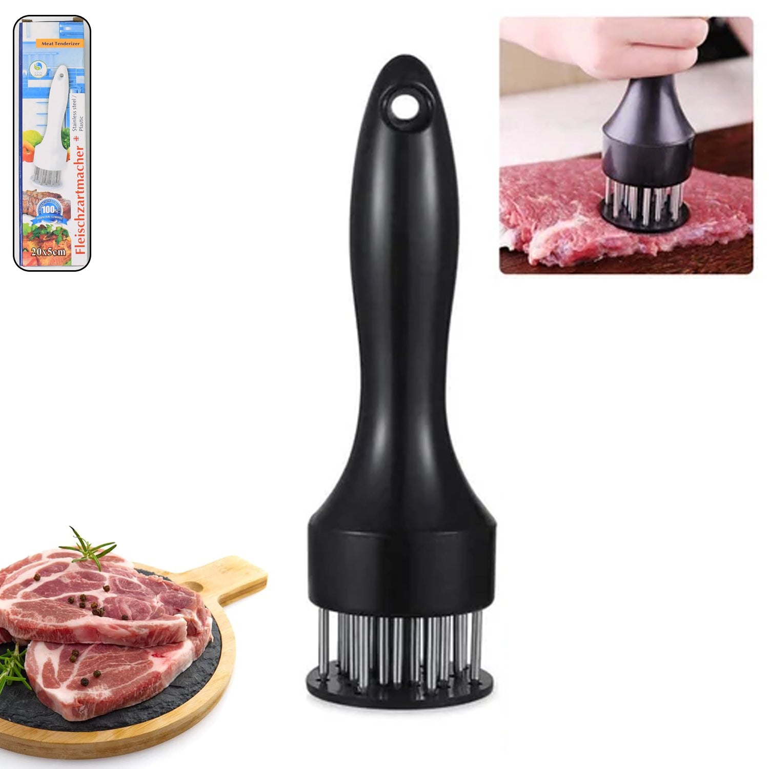 Meat Tenderizer Tool Stainless Steel Needle (1 Pc) - Shivani Jaswal Meat Tenderizer Tool Stainless Steel Needle (1 Pc)