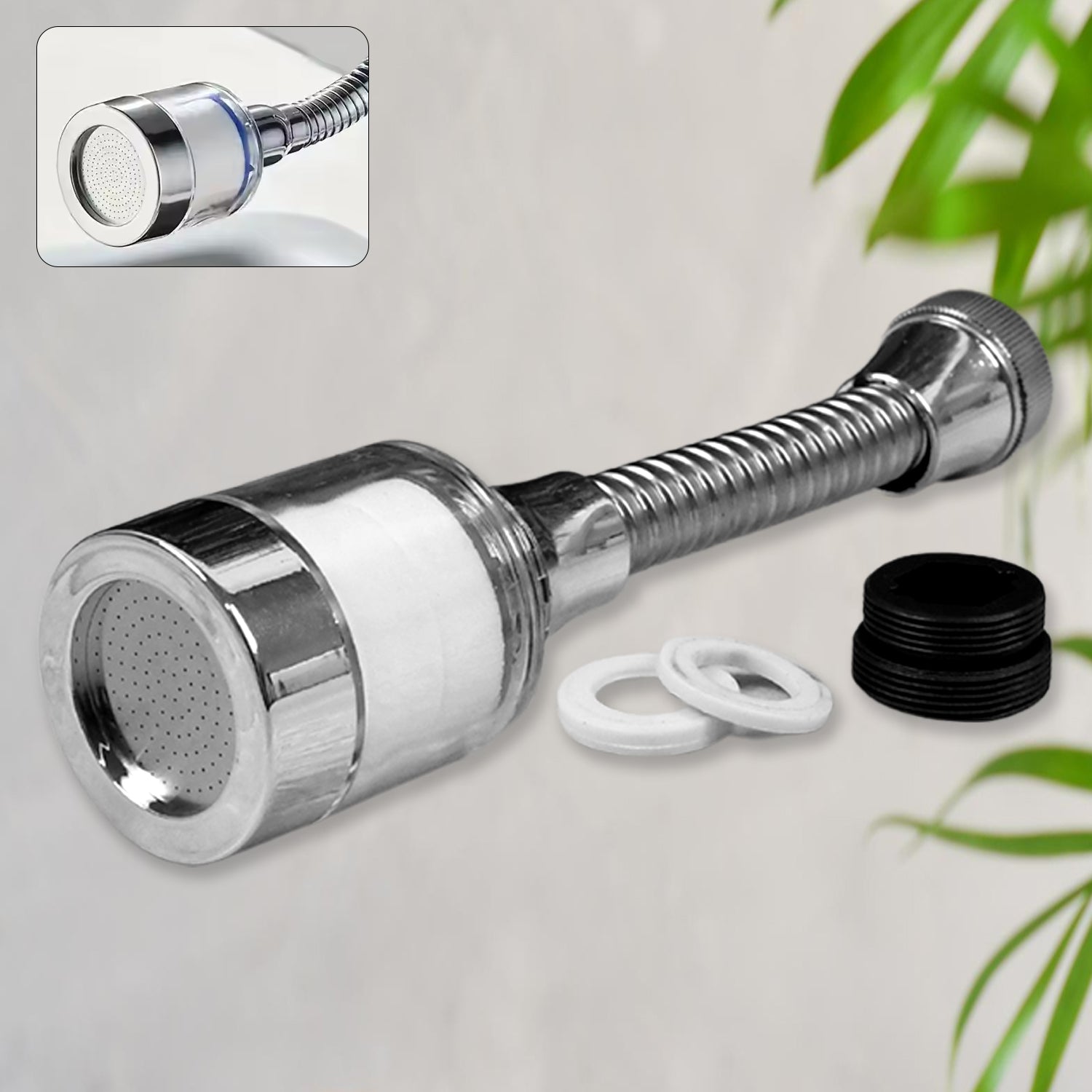 Plastic Water-Saving Sprinkler, Faucet Aerator (6.5 Inch) - Shivani Jaswal Plastic Water-Saving Sprinkler, Faucet Aerator (6.5 Inch)