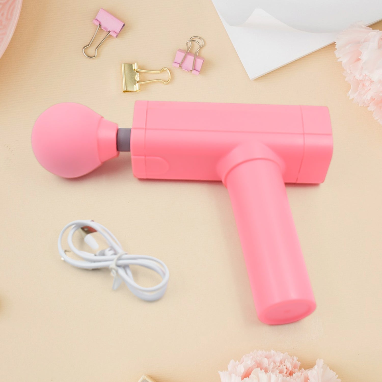 Massage Gun Deep Relax, Powerful Muscle Massager, USB Chargeable (1 Pc) - Shivani Jaswal Massage Gun Deep Relax, Powerful Muscle Massager, USB Chargeable (1 Pc)