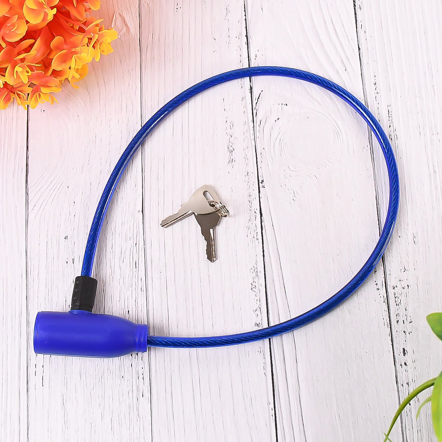 Heavy Duty Multipurpose Steel Cable Safety Lock with 2 Keys (1 Pc) - Shivani Jaswal Heavy Duty Multipurpose Steel Cable Safety Lock with 2 Keys (1 Pc)