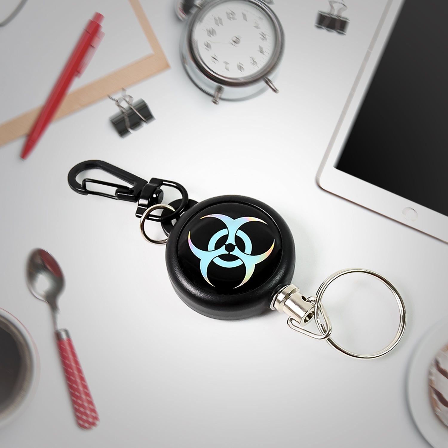 Safety Anti-Lost Retractable Key Chain (1 Pc / Big) - Shivani Jaswal Safety Anti-Lost Retractable Key Chain (1 Pc / Big)