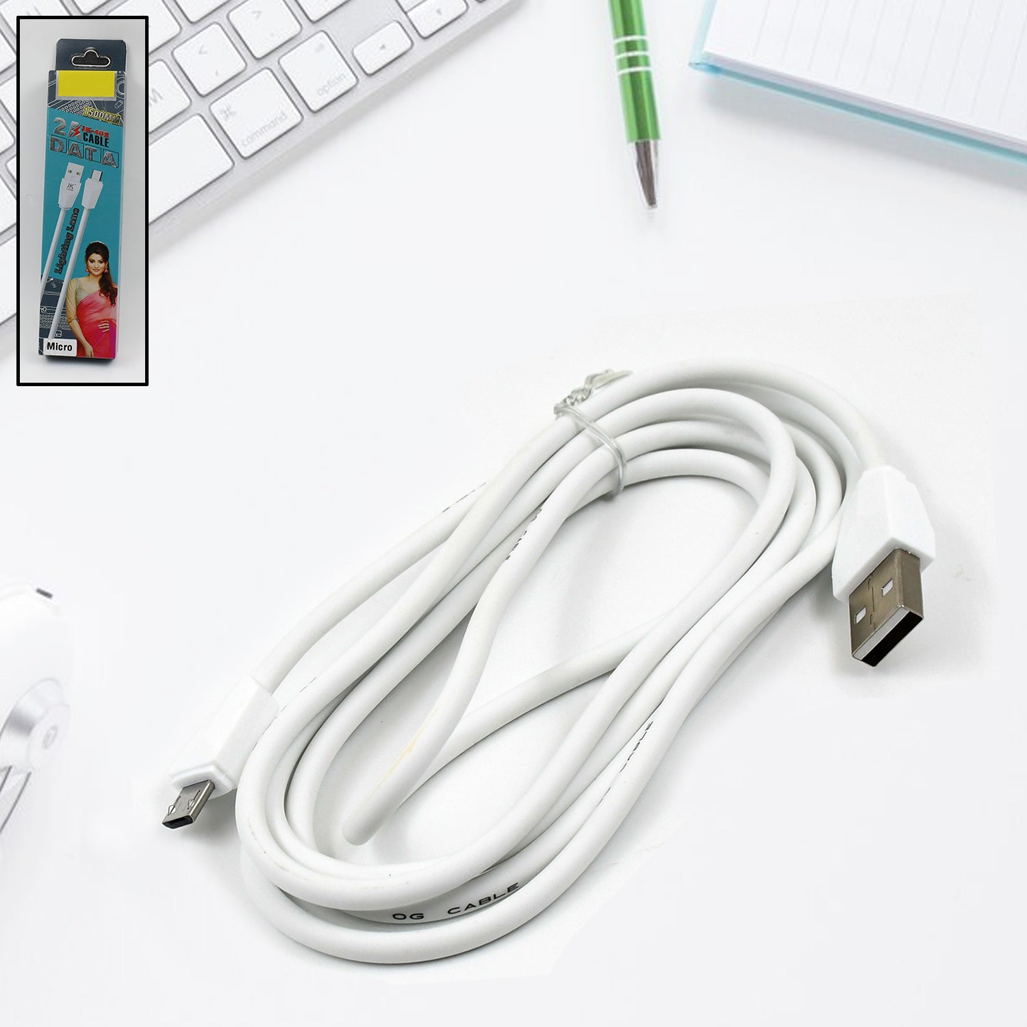 Jk Fast Charging for android, Micro Cable (1500 mm) - Shivani Jaswal Jk Fast Charging for android, Micro Cable (1500 mm)