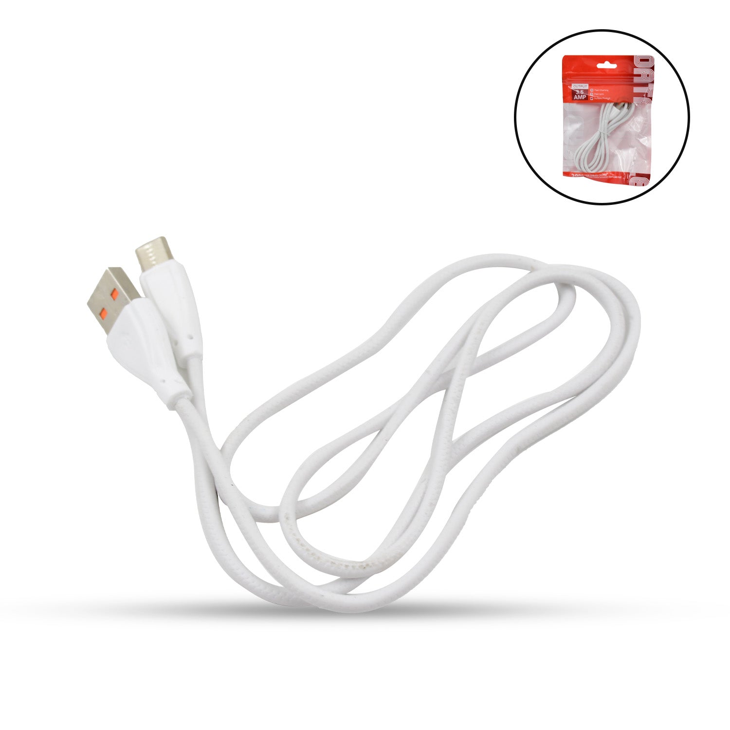 Type C data cable with 3.5 Amp Fast Charging Cable (900 MM / 1 Pc) - Shivani Jaswal Type C data cable with 3.5 Amp Fast Charging Cable (900 MM / 1 Pc)