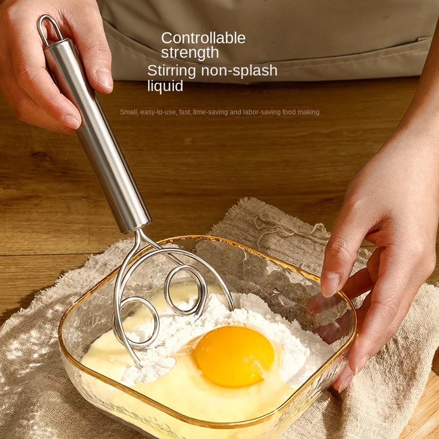 Dough Whisk, Premium Stainless Steel Dutch Whisk, Dough Hand Mixer Artisan Blender For Egg, Bread, Cake, Pastry, Pizza Dough - Perfect Baking Tools, Whisking, Tirring Kitchen Tools (1 Pc) - Shivani Jaswal Dough Whisk, Premium Stainless Steel Dutch Whisk, Dough Hand Mixer Artisan Blender For Egg, Bread, Cake, Pastry, Pizza Dough - Perfect Baking Tools, Whisking, Tirring Kitchen Tools (1 Pc)