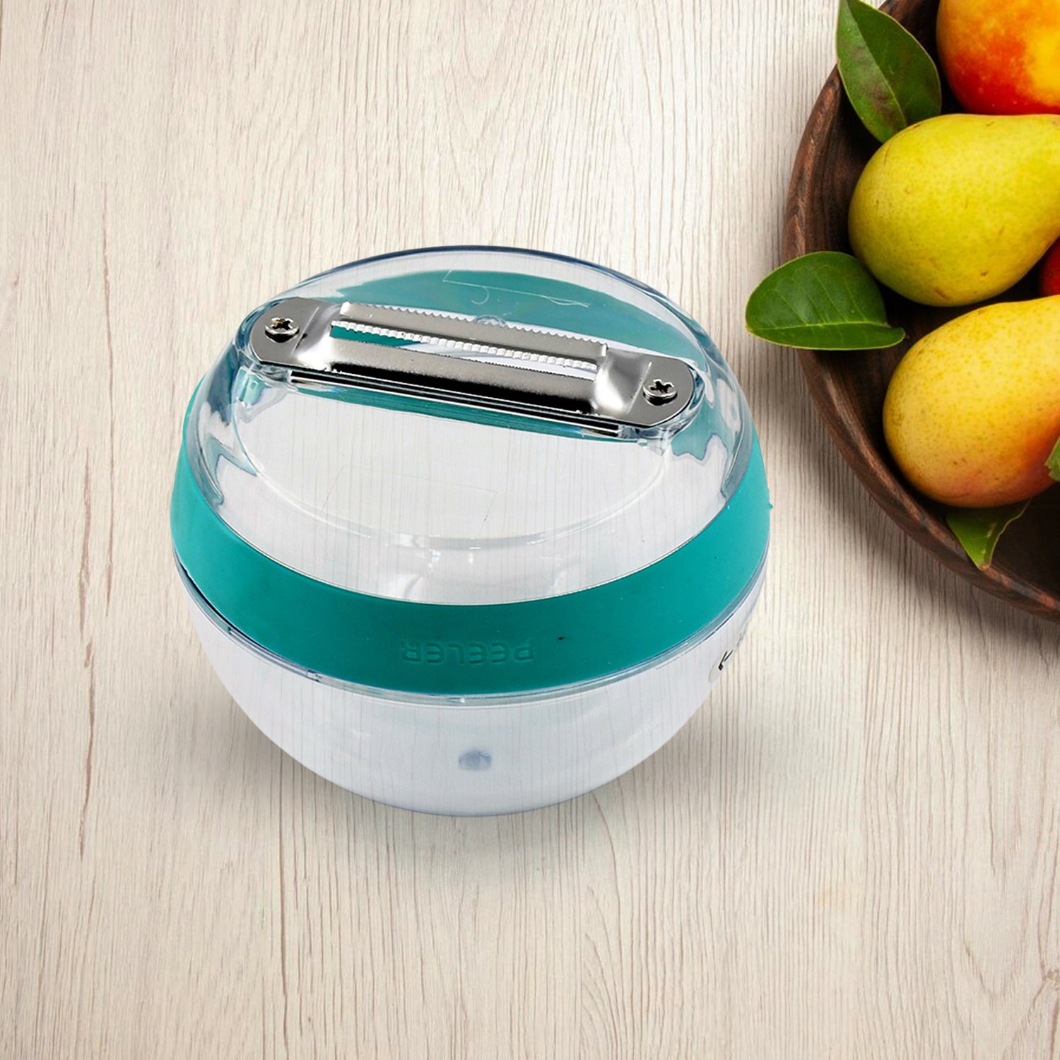 Multifunctional Round Peeler with Removable Storage – Washable Vegetable & Fruit Peeler for Kitchen (1 Pc / Mix Color) - Shivani Jaswal Multifunctional Round Peeler with Removable Storage – Washable Vegetable & Fruit Peeler for Kitchen (1 Pc / Mix Color)