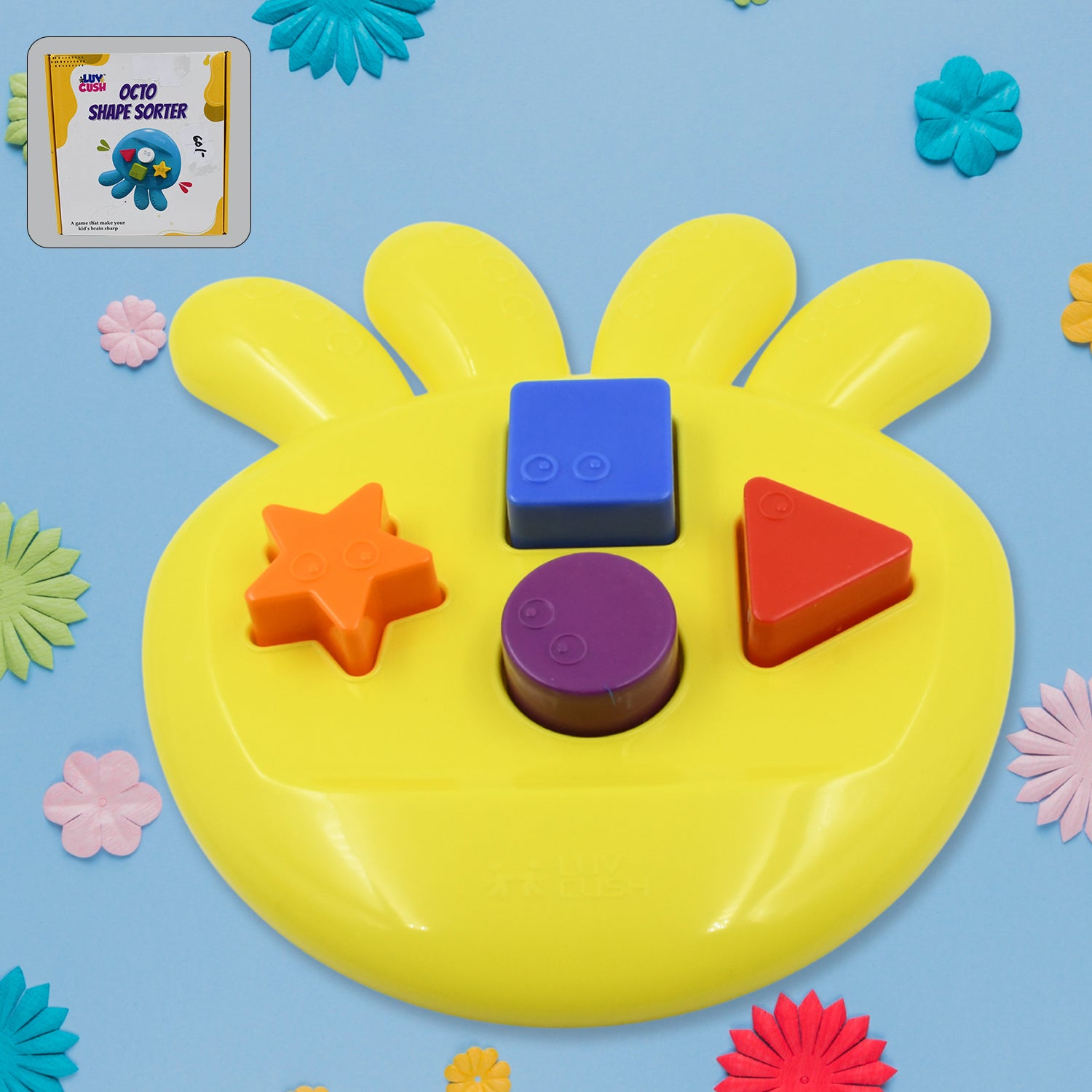 Octo Shape Sorter Toy for Kids’ Learning & Grasping (1 Pc) - Shivani Jaswal Octo Shape Sorter Toy for Kids’ Learning & Grasping (1 Pc)