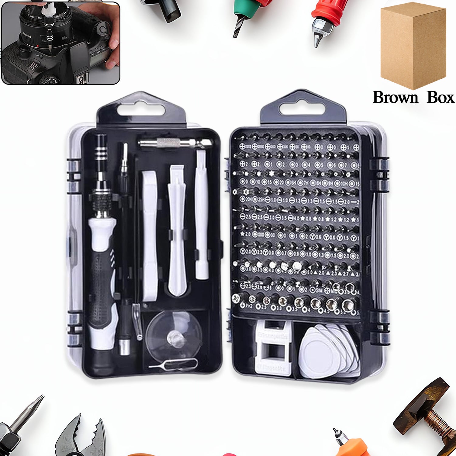 Precision Screwdriver Set (115-in-1 / B Grade) - Shivani Jaswal Precision Screwdriver Set (115-in-1 / B Grade)