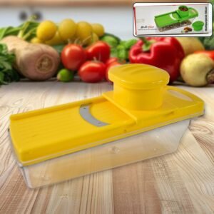 Big Multipurpose Vegetable and Fruit Slicer (Yellow / 1 Pc)