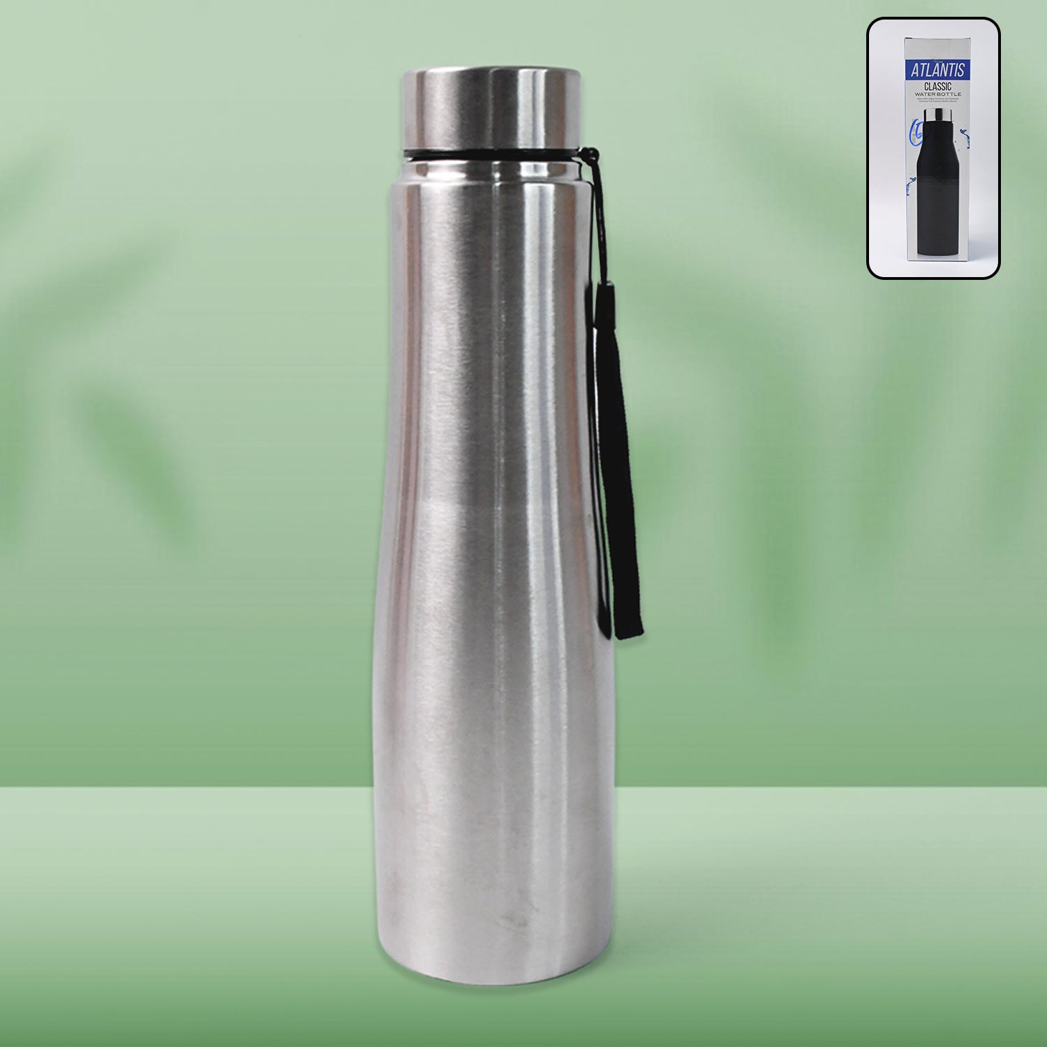 Stainless Steel Double Wall Vacuum-Insulated Drink Water Bottle (1000 ML) - Shivani Jaswal Stainless Steel Double Wall Vacuum-Insulated Drink Water Bottle (1000 ML)