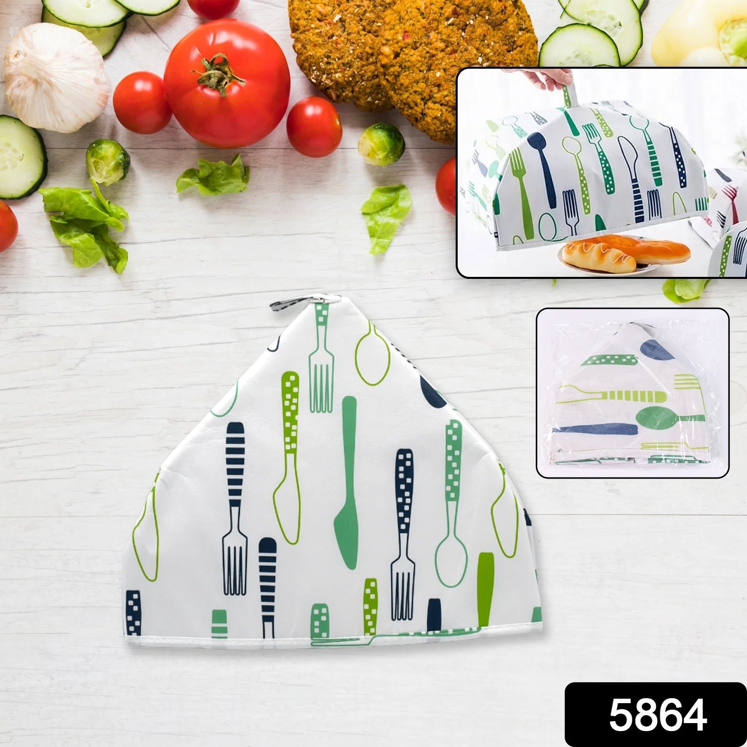 Foldable Food Covers, Kitchen Lid Foldable Cover (1 Pc / Small) - Shivani Jaswal Foldable Food Covers, Kitchen Lid Foldable Cover (1 Pc / Small)