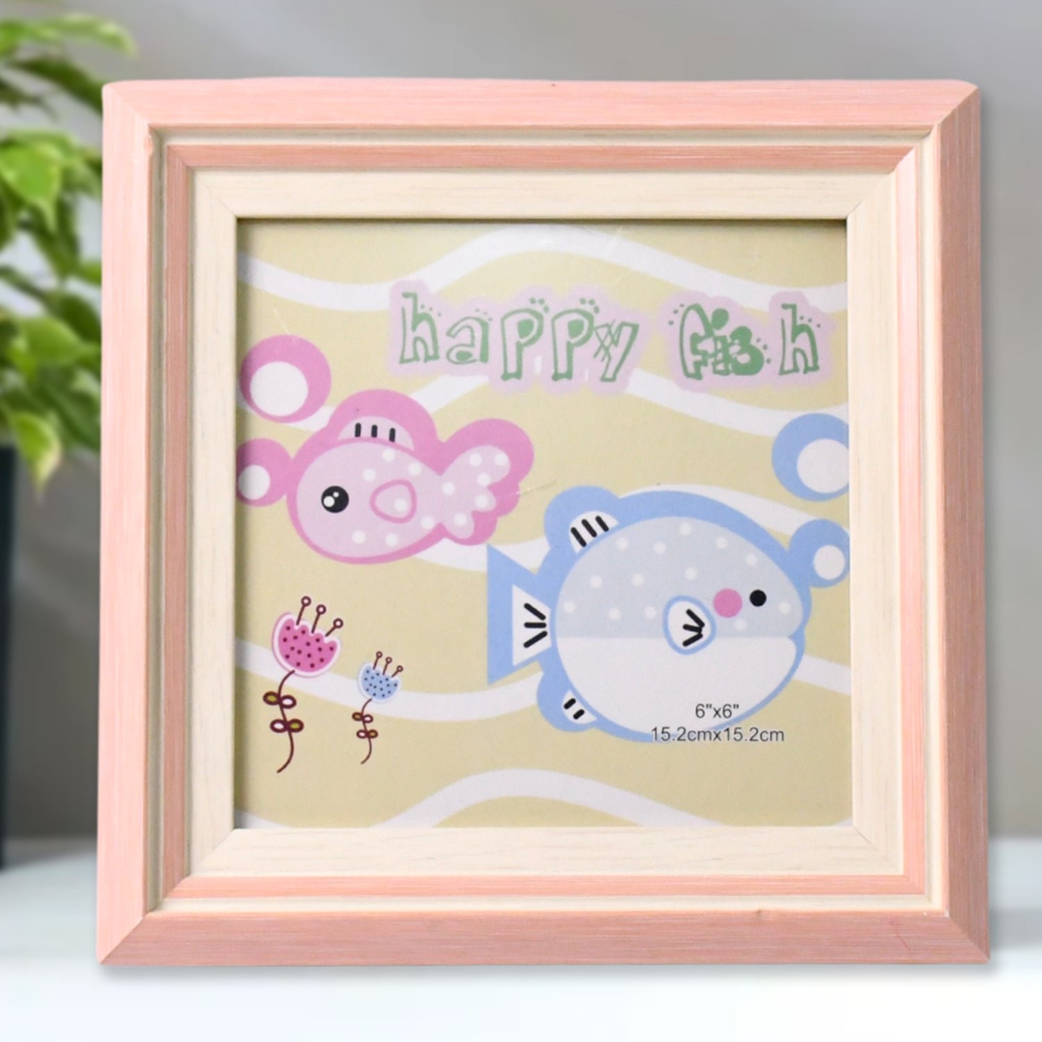 Creative Solid Wooden Photo Frame (15.2cmx15.2cm / 1Pc) - Shivani Jaswal Creative Solid Wooden Photo Frame (15.2cmx15.2cm / 1Pc)