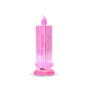 Big Simple Candles for Home Decoration, Crystal Candle Lights (Multicolor)