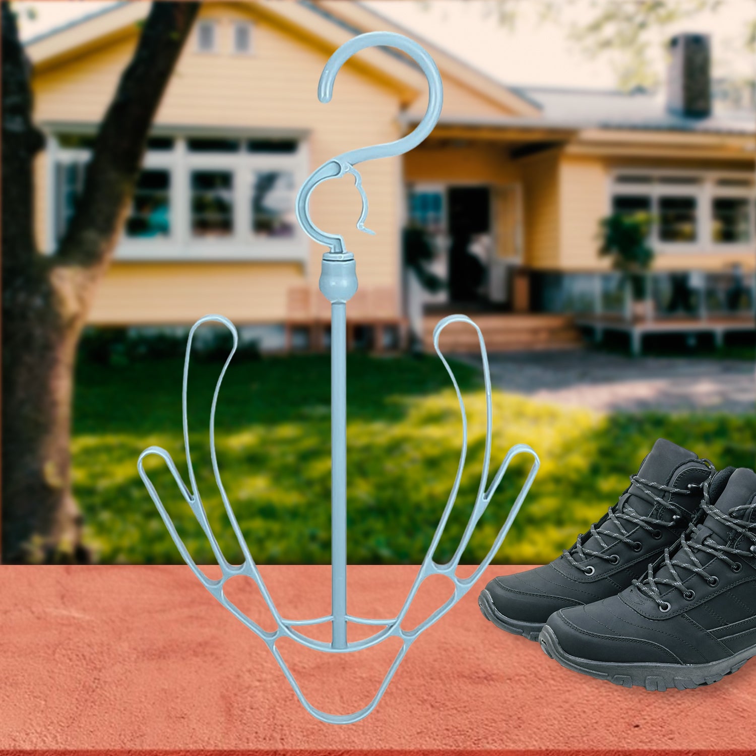 Small Shoes Drying Hanger, Rotatable Shoe Hanging Racks (1pc) - Shivani Jaswal Small Shoes Drying Hanger, Rotatable Shoe Hanging Racks (1pc)