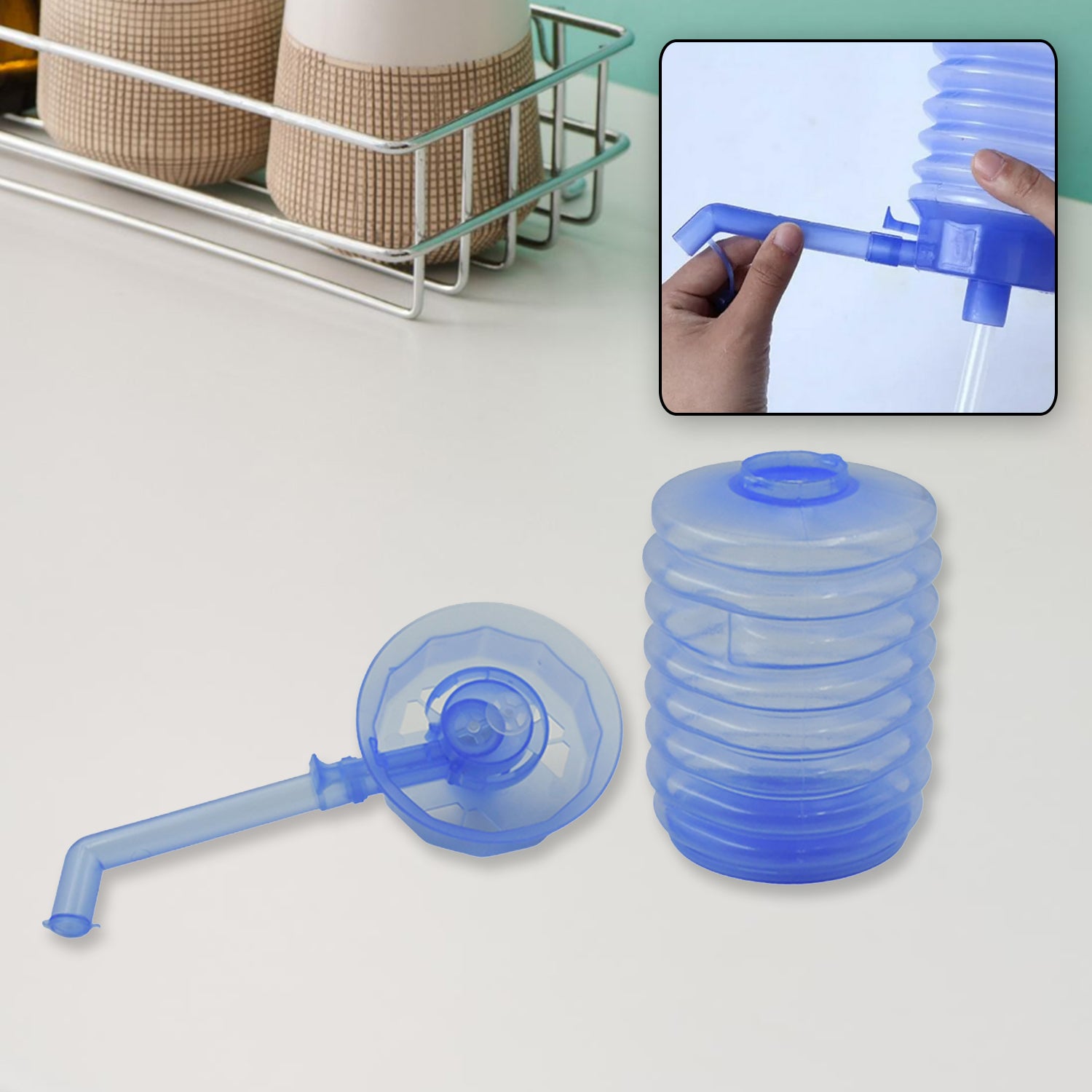 Manual Drinking Water Pump (1 Pc): Hand Press Dispenser, Household - Shivani Jaswal Manual Drinking Water Pump (1 Pc): Hand Press Dispenser, Household