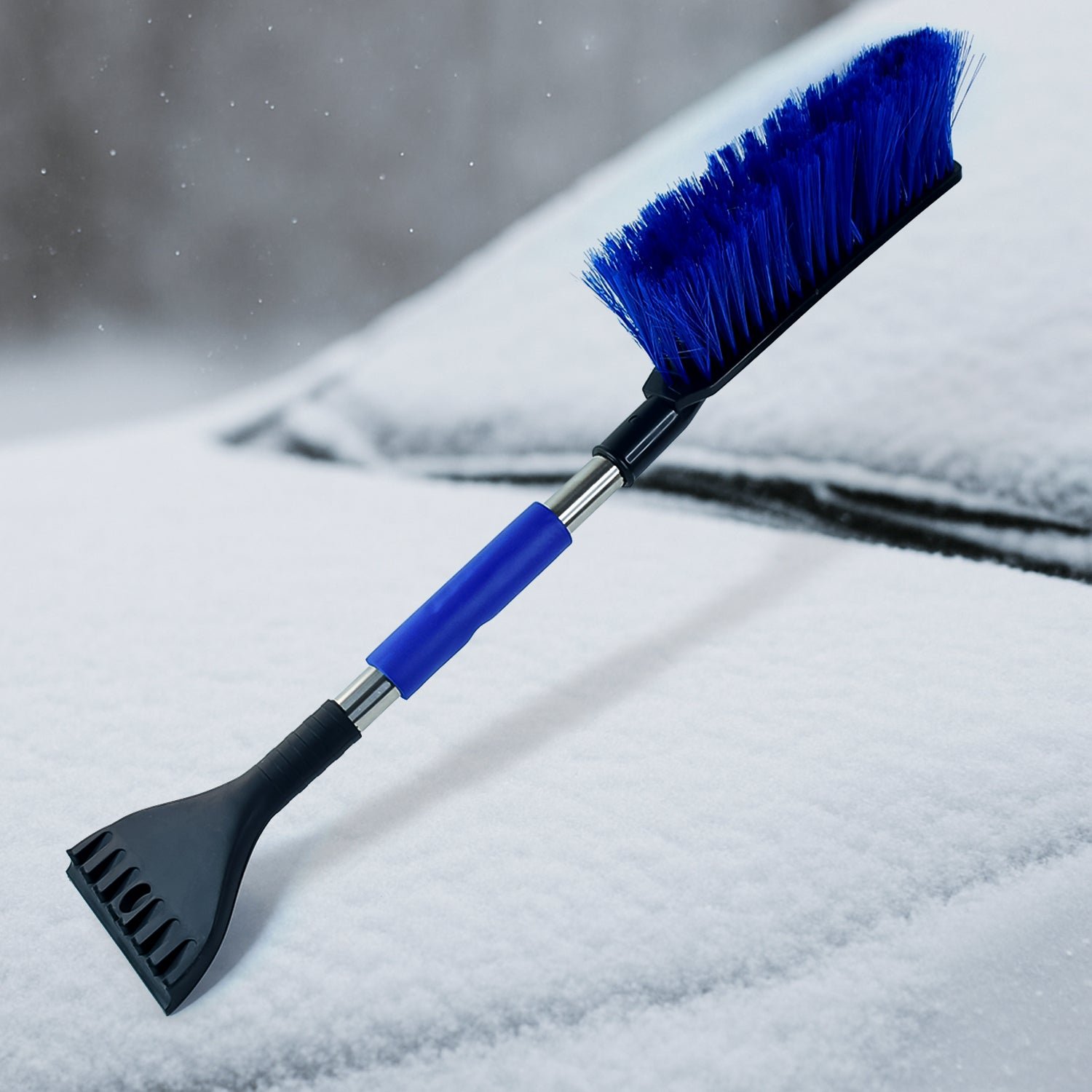 Ice Scraper Car Snow Brush 2 in 1 Comfortable Grip (1 Pc / 67 Cm Long) - Shivani Jaswal Ice Scraper Car Snow Brush 2 in 1 Comfortable Grip (1 Pc / 67 Cm Long)