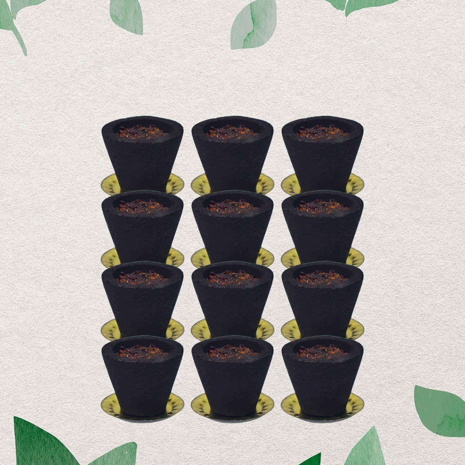 Premium Gugal Sambrani Cup Sambrani Havan Cups (12 Pcs Set) - Shivani Jaswal Premium Gugal Sambrani Cup Sambrani Havan Cups (12 Pcs Set)