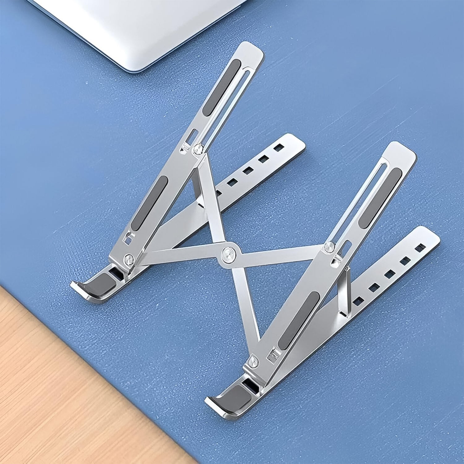Home Foldable Height Adjustable Laptop Stand (1 Pc) - Shivani Jaswal Home Foldable Height Adjustable Laptop Stand (1 Pc)