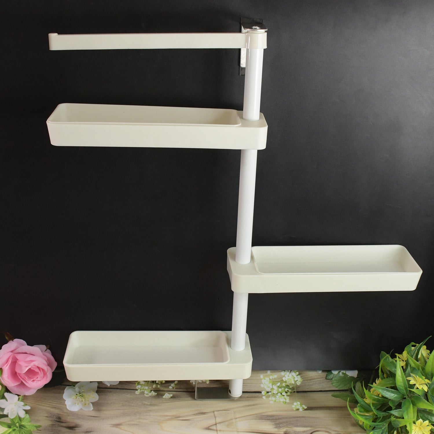 Kitchen Organization Rotating Shelf Storage Racks Multipurpose Adjustable (1 Set) - Shivani Jaswal Kitchen Organization Rotating Shelf Storage Racks Multipurpose Adjustable (1 Set)