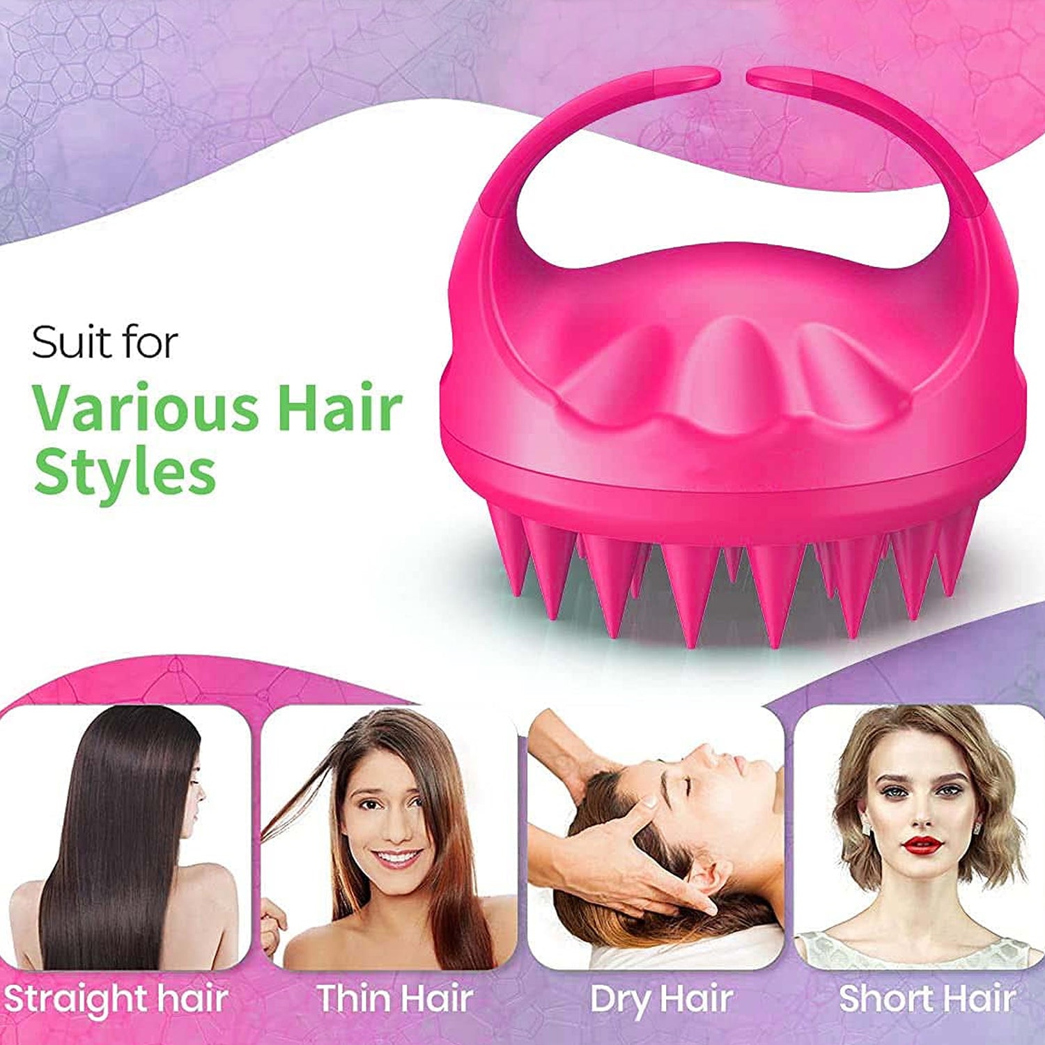Scalp Massager, Head Massager Comb (1 Pc), Hair accessories - Shivani Jaswal Scalp Massager, Head Massager Comb (1 Pc), Hair accessories