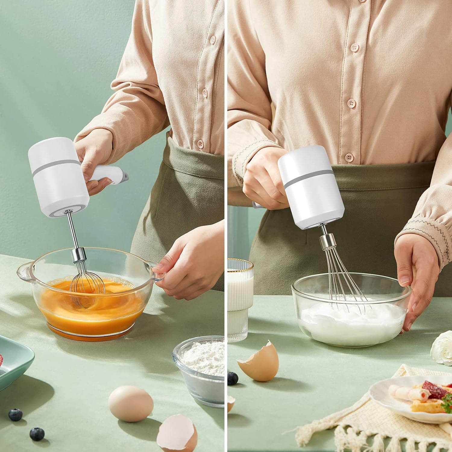 Hand Mixer Food Chopper Cordless 3 in 1 Electric Hand Mixer (1 Set) - Shivani Jaswal Hand Mixer Food Chopper Cordless 3 in 1 Electric Hand Mixer (1 Set)