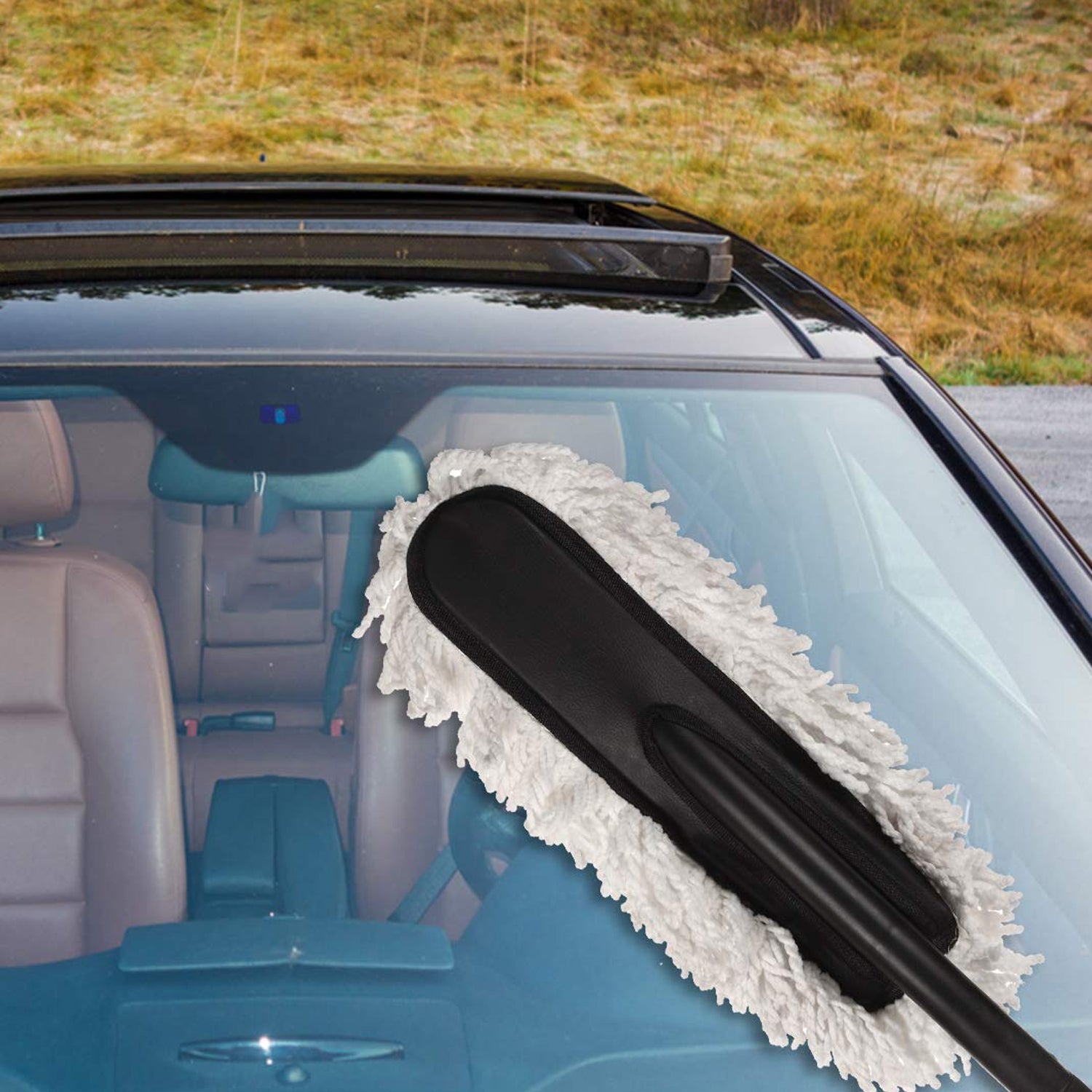 Multipurpose Microfiber Car Cleaning Duster, Long Soft / Non-Slip / Handle (1 Pc) - Shivani Jaswal Multipurpose Microfiber Car Cleaning Duster, Long Soft / Non-Slip / Handle (1 Pc)